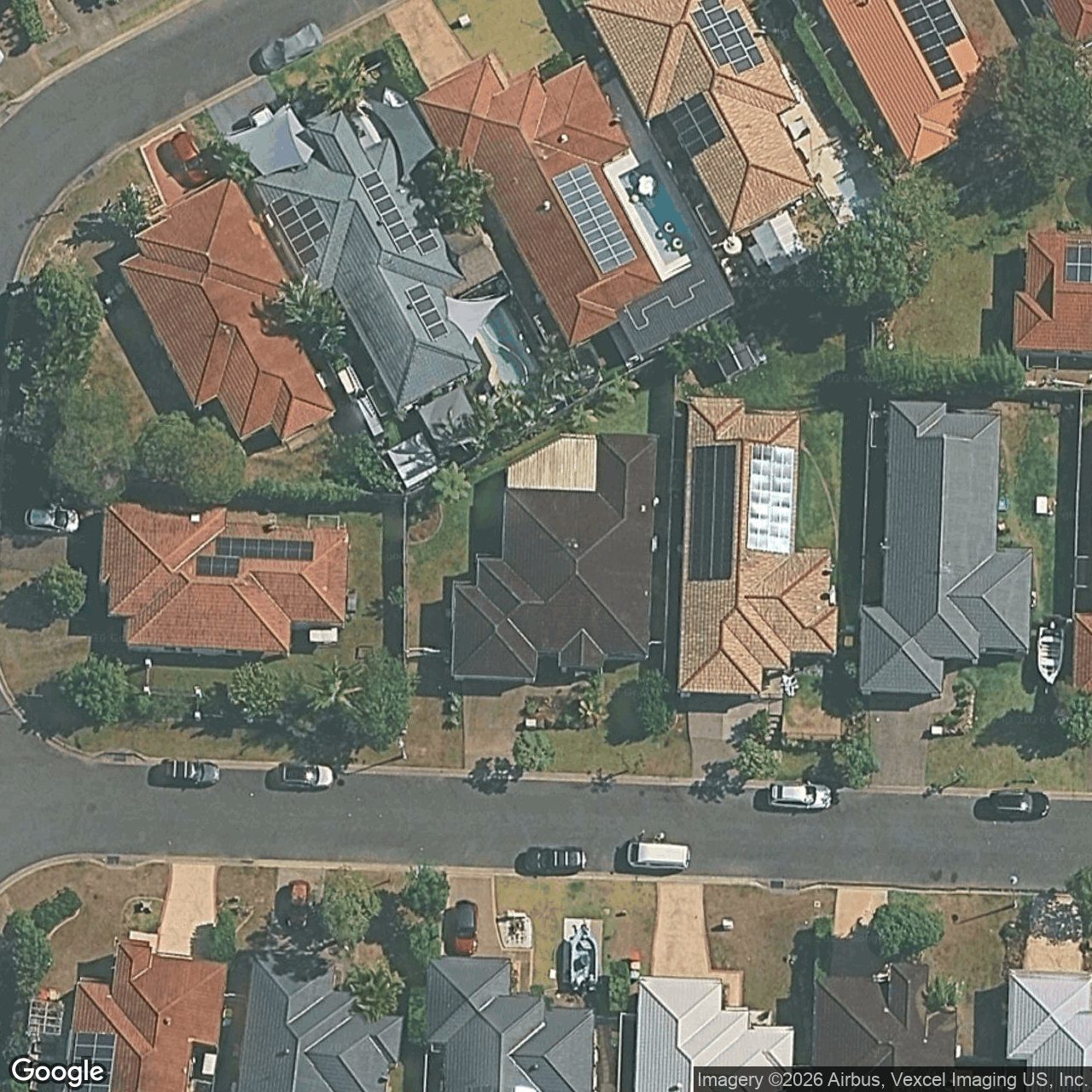 Aerial view of 43 Nardoo Street, Robina QLD 4226