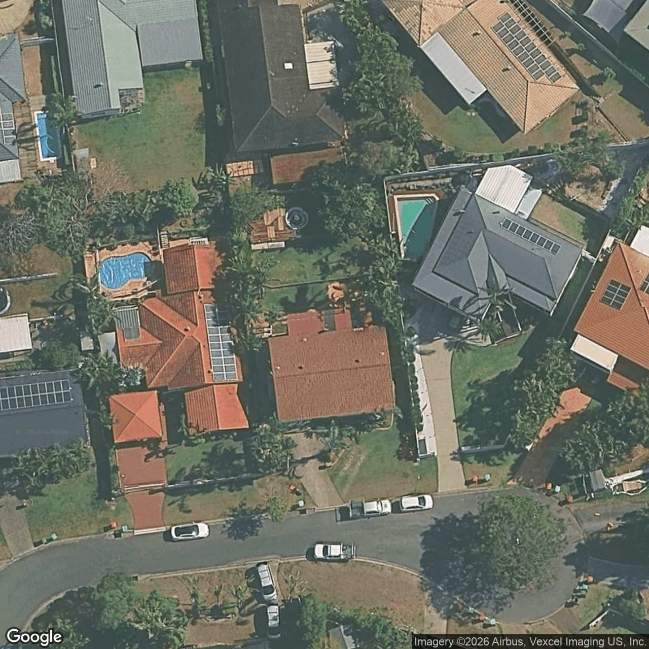 Aerial view of 12 Sefton Place, Robina QLD 4226