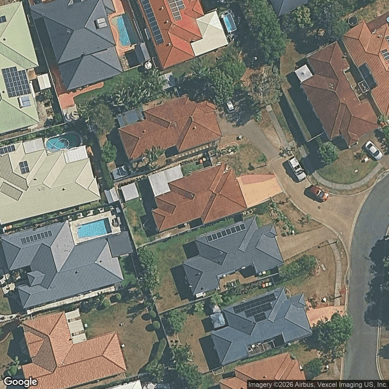 Aerial view of 10 Nardoo Street, Robina QLD 4226