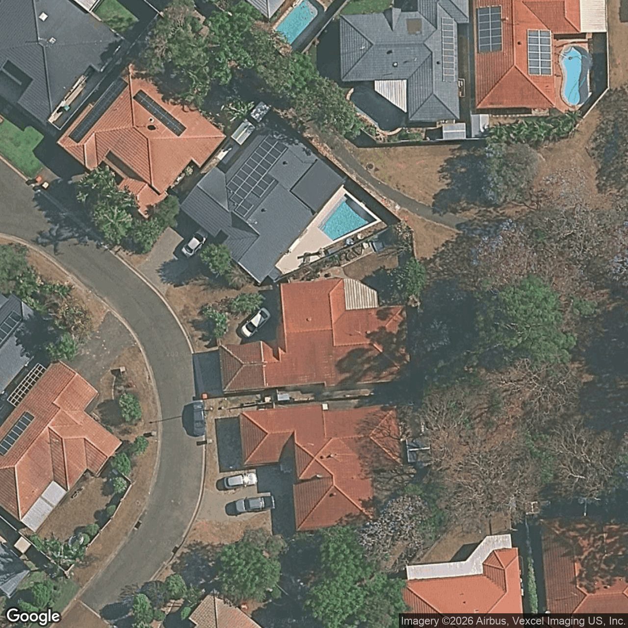 Aerial view of 19 Oakleigh Circuit, Robina QLD 4226