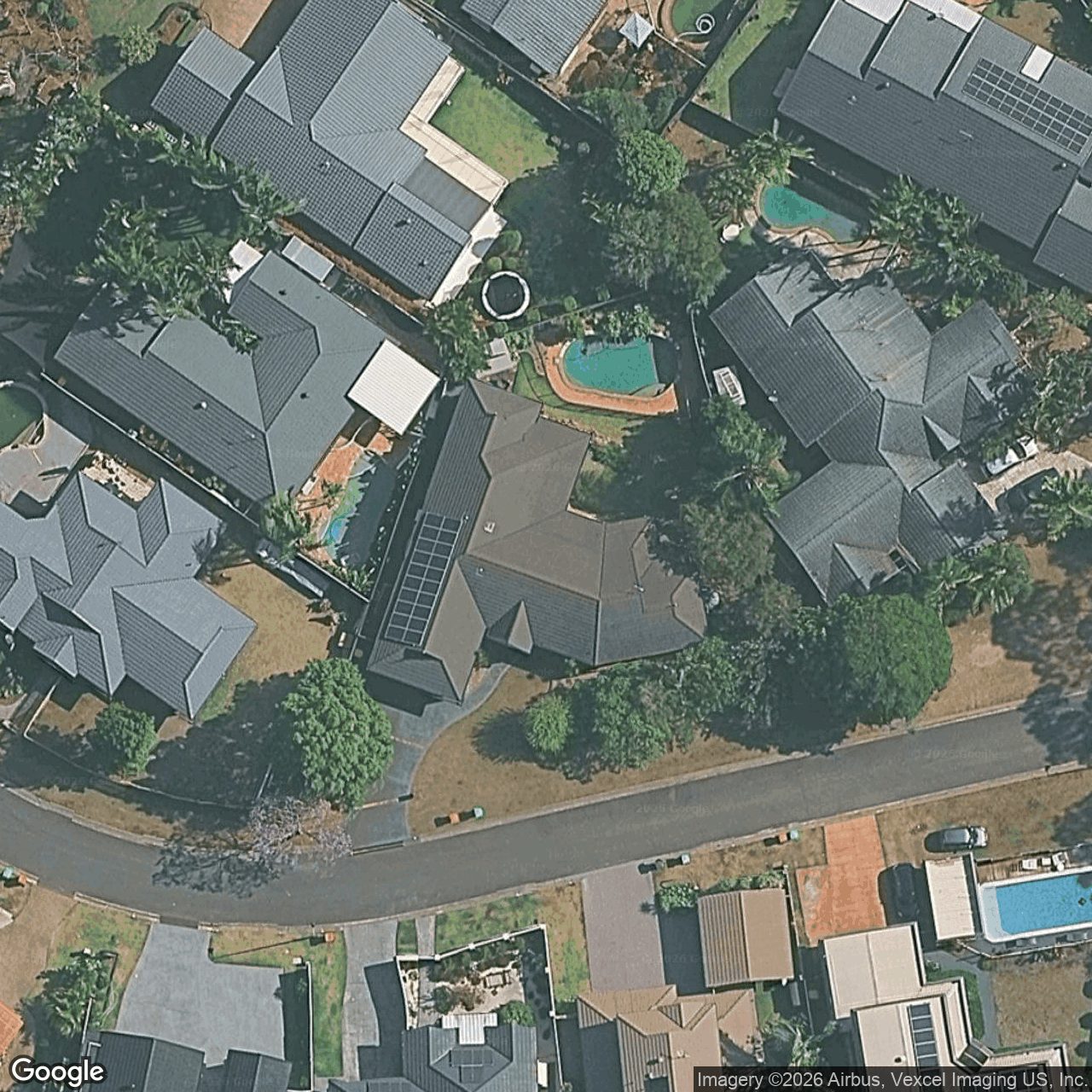 Aerial view of 4 Collingwood Avenue, Robina QLD 4226