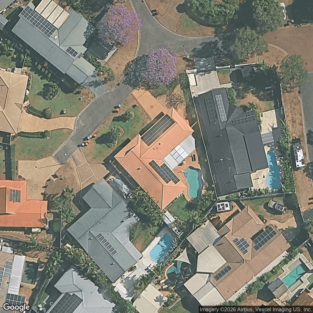 Aerial view of 8 Cranbourne Court, Robina QLD 4226