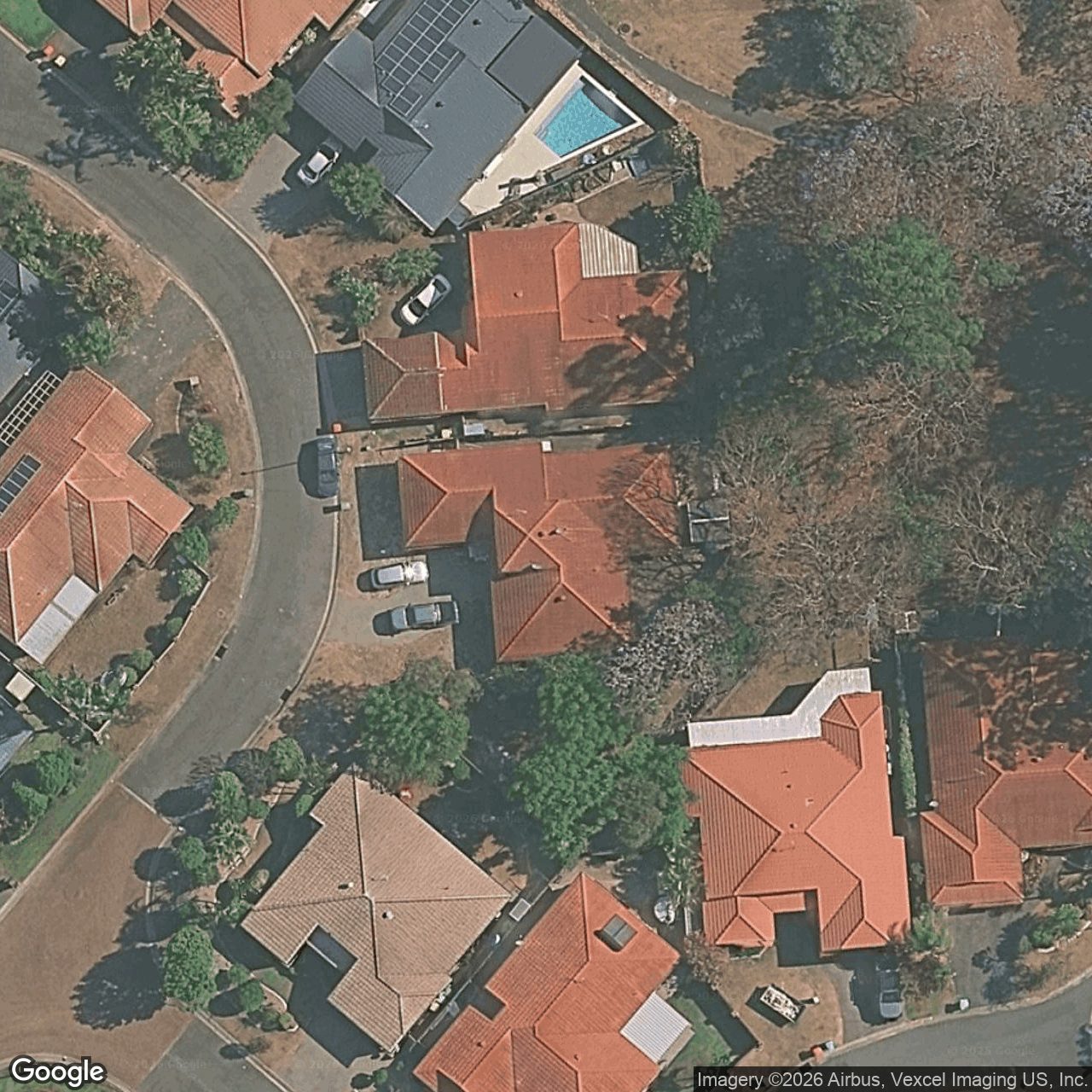 Aerial view of 17 Oakleigh Circuit, Robina QLD 4226