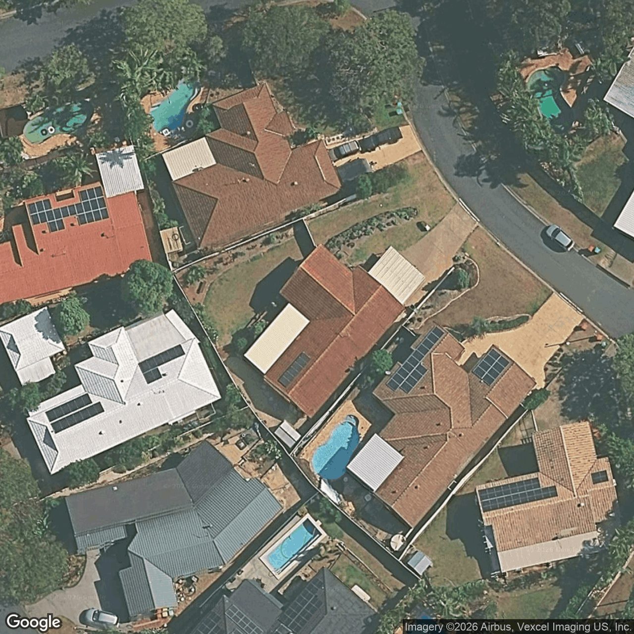 Aerial view of 12 Hindmarsh Court, Robina QLD 4226
