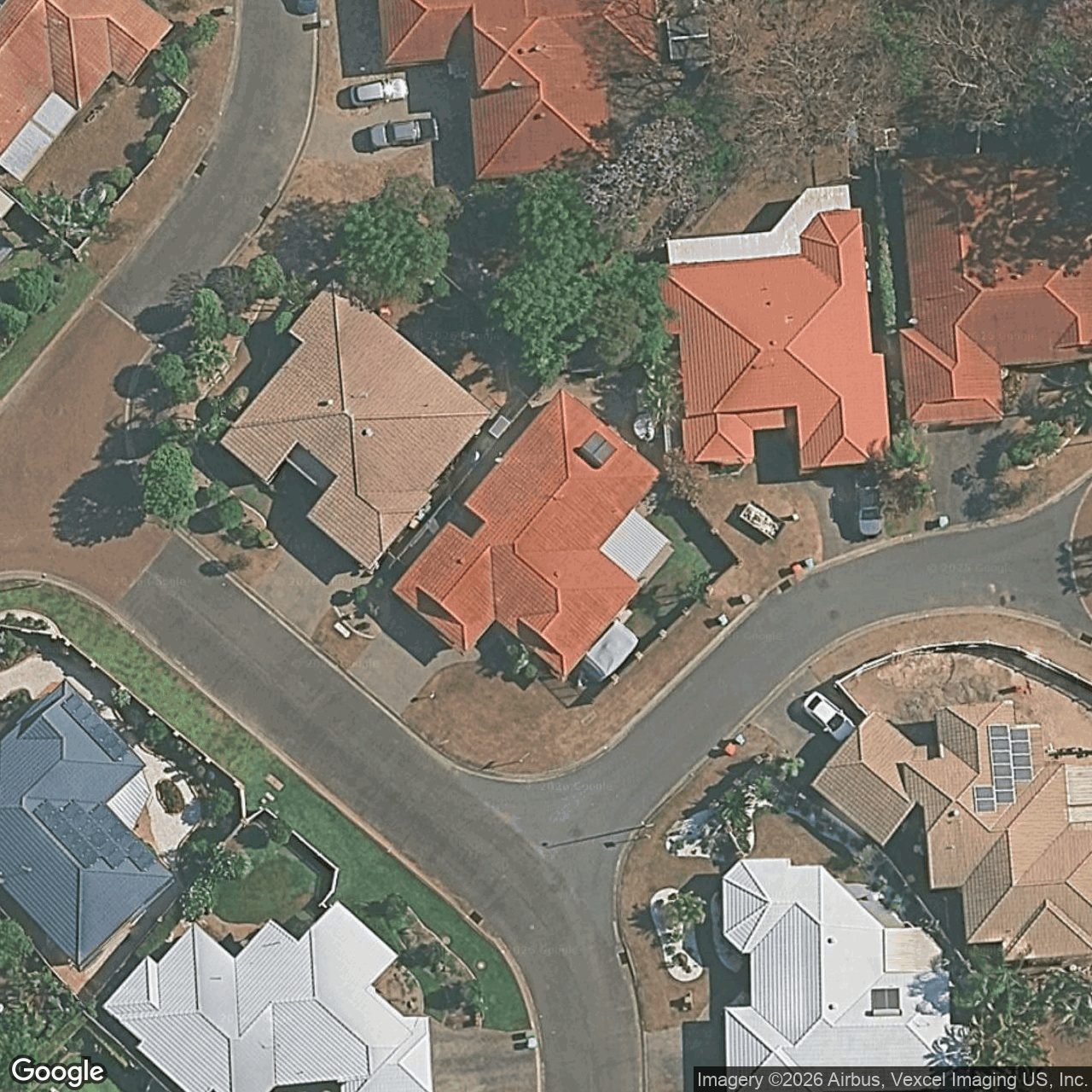 Aerial view of 5 Clarinda Street, Robina QLD 4226