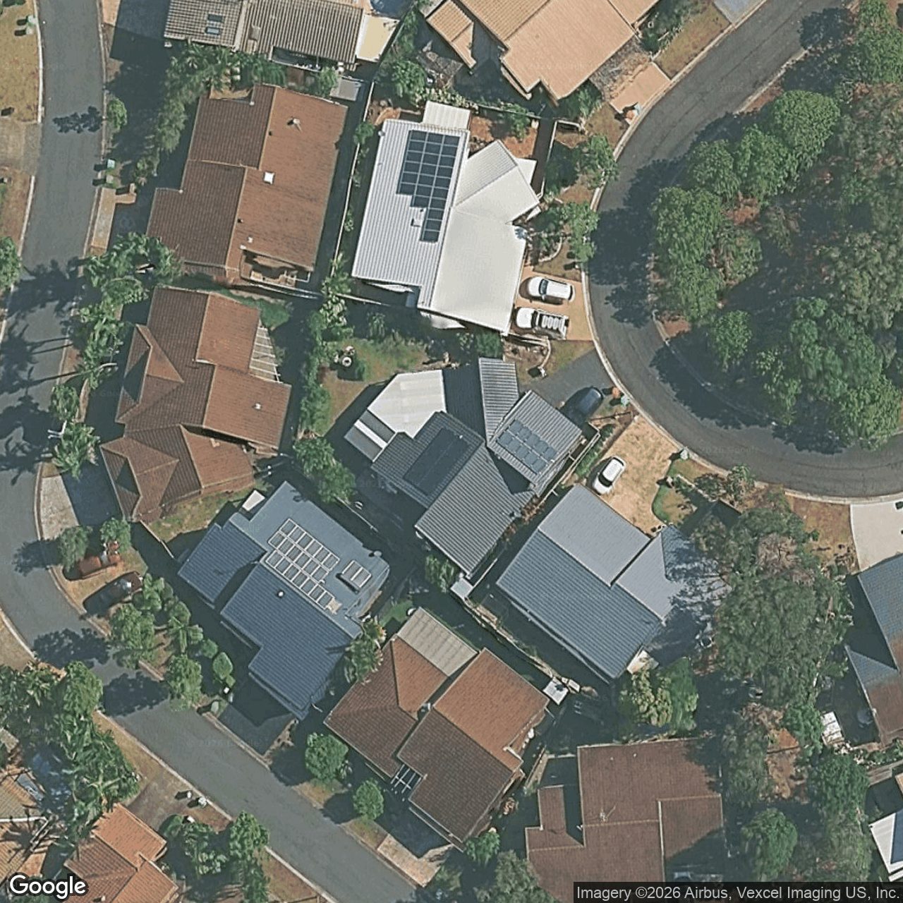 Aerial view of 12 Prestwick Court, Robina QLD 4226