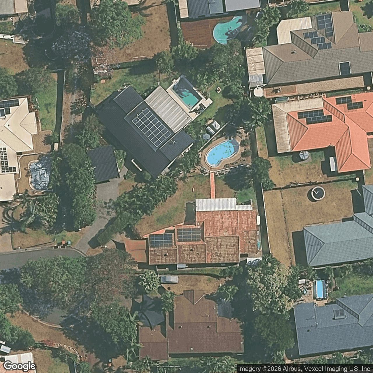 Aerial view of 32 Hindmarsh Court, Robina QLD 4226