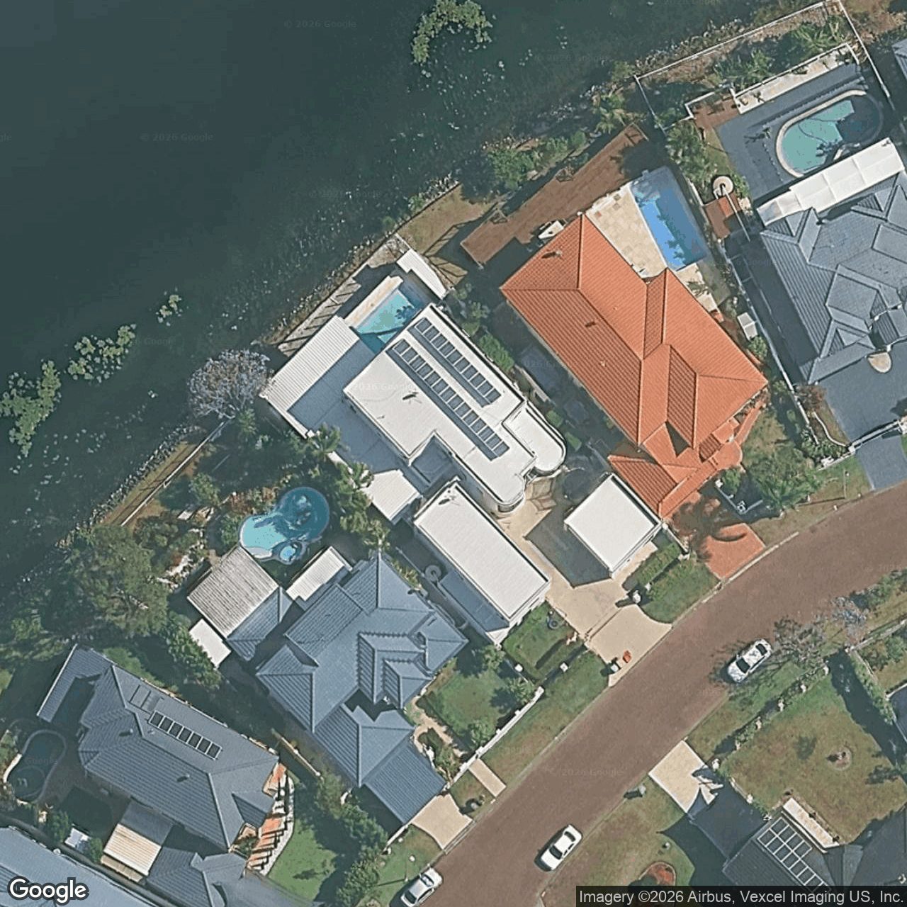 Aerial view of 9 Malvern Place, Robina QLD 4226