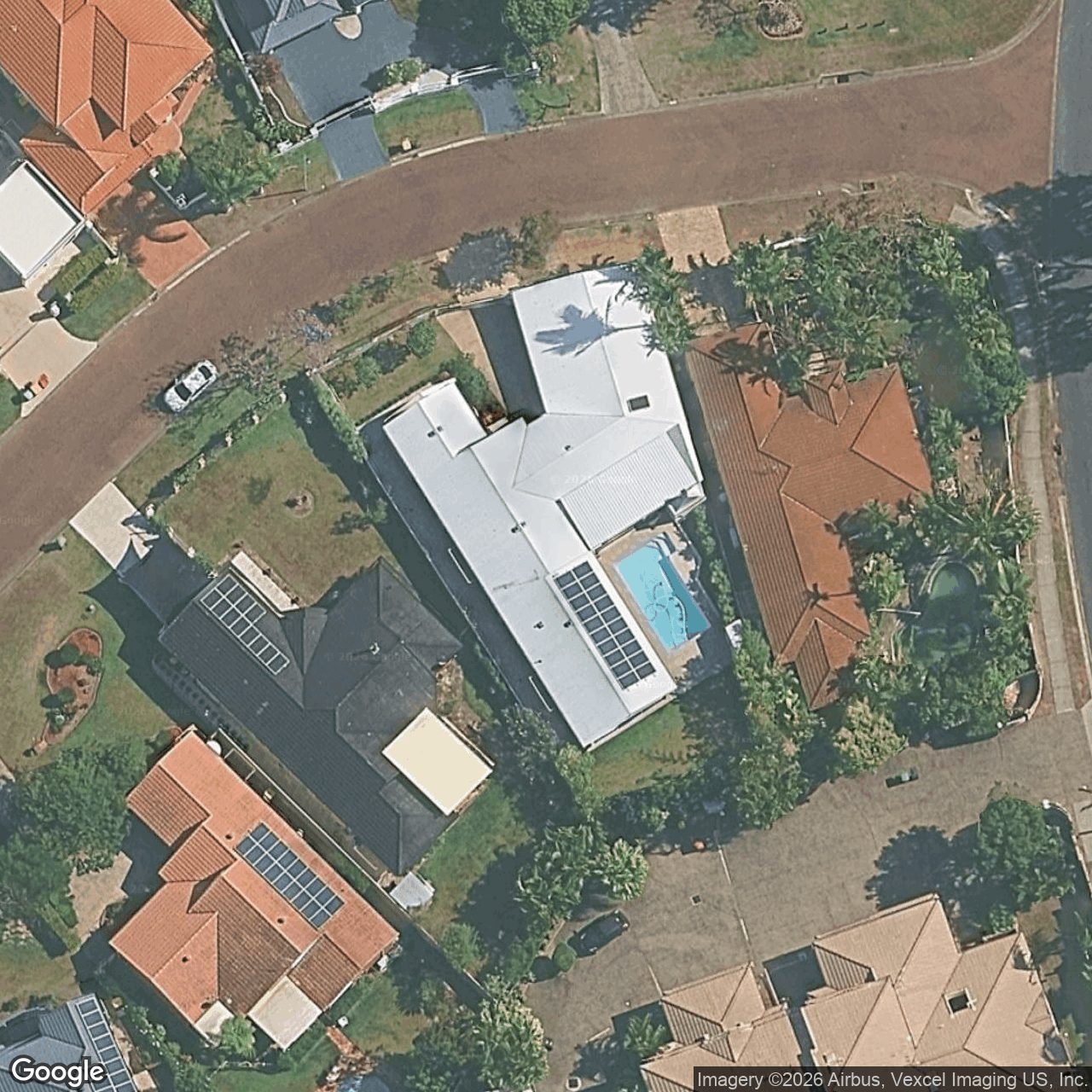 Aerial view of 4 Malvern Place, Robina QLD 4226