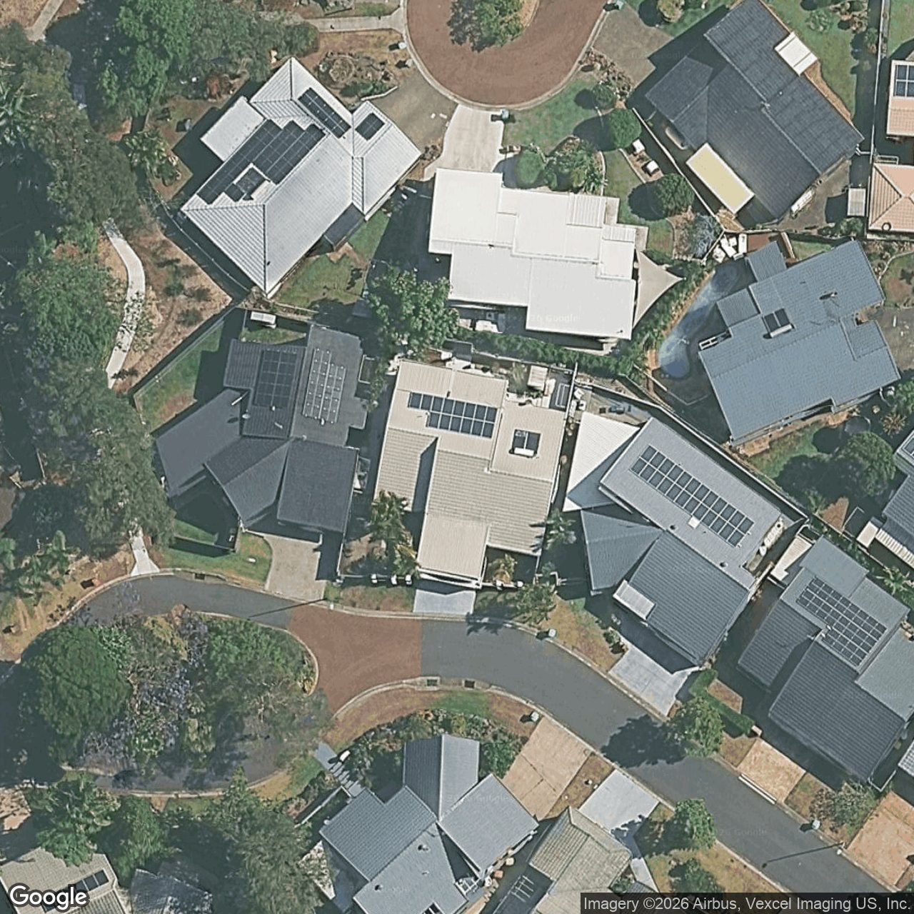 Aerial view of 18 Birkdale Street, Robina QLD 4226