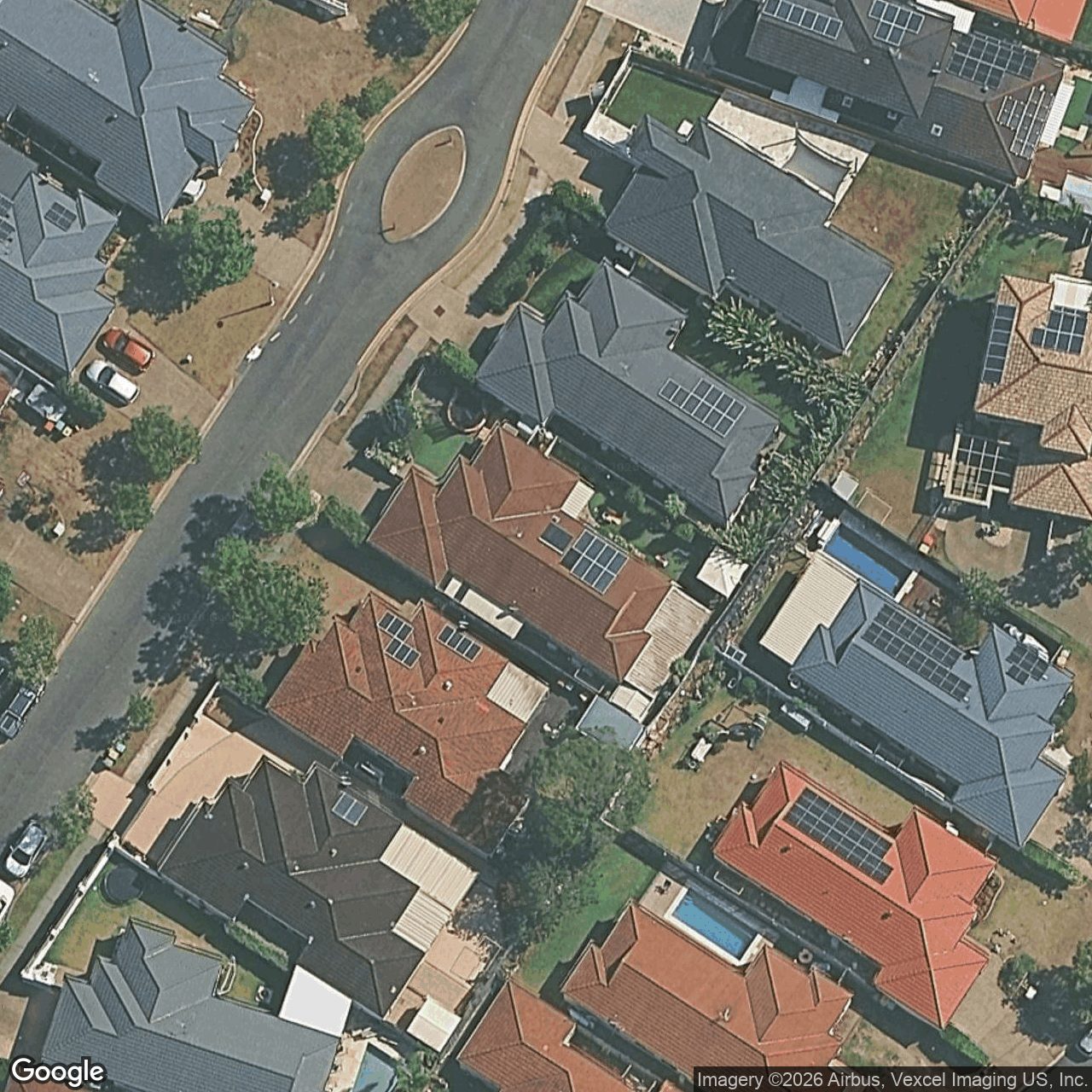 Aerial view of 102 Olympus Drive, Robina QLD 4226