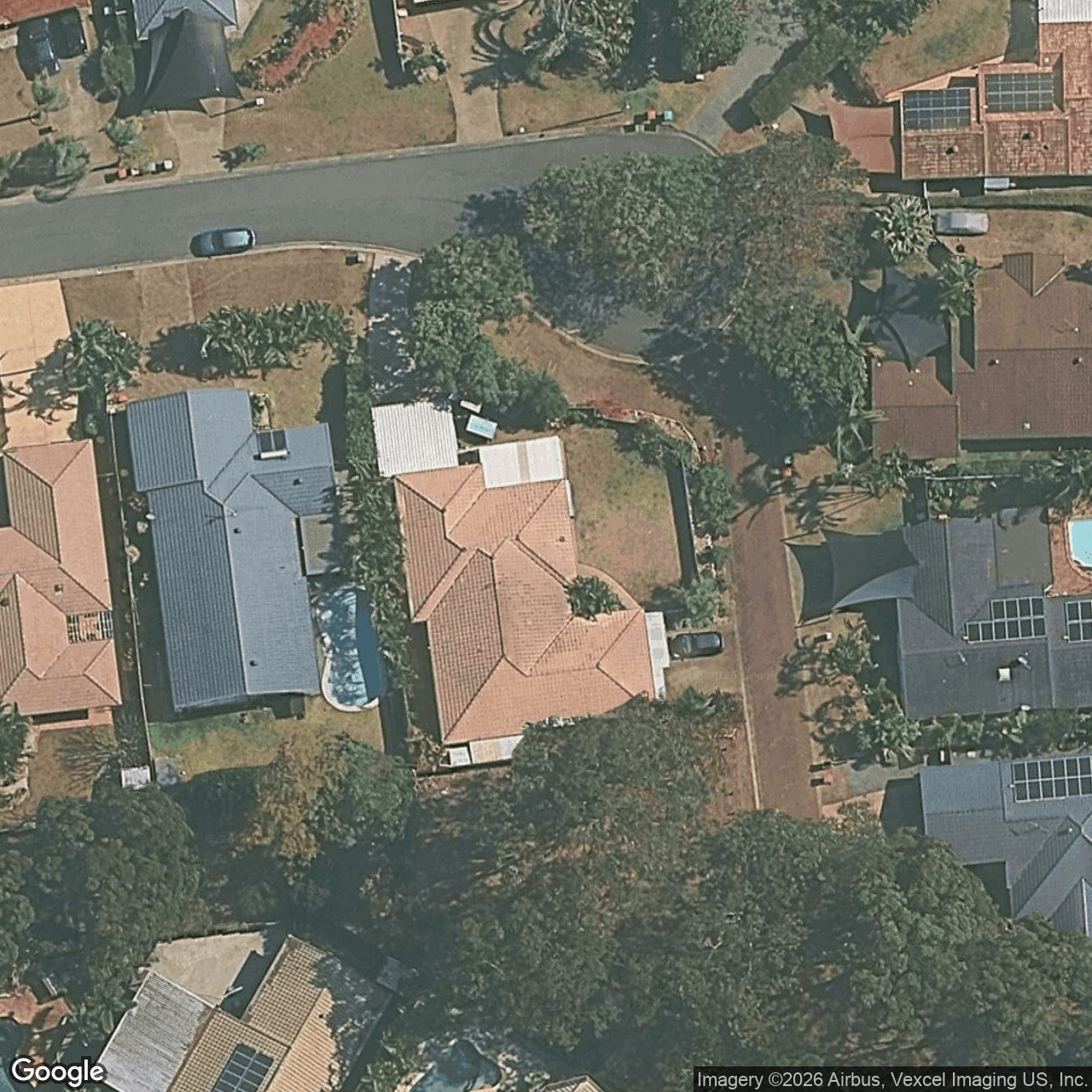 Aerial view of 19 Hindmarsh Court, Robina QLD 4226