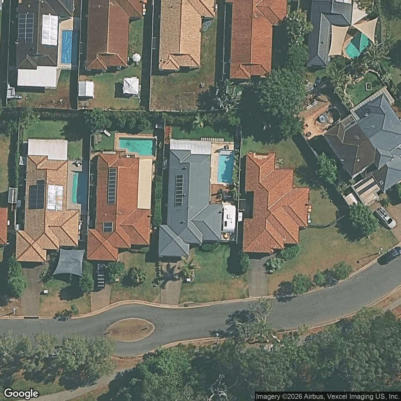 Aerial view of 83 Olympus Drive, Robina QLD 4226