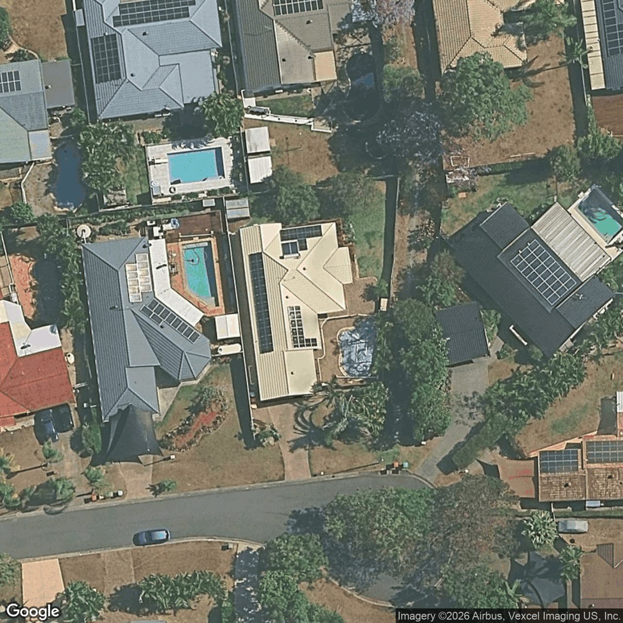 Aerial view of 28 Hindmarsh Court, Robina QLD 4226