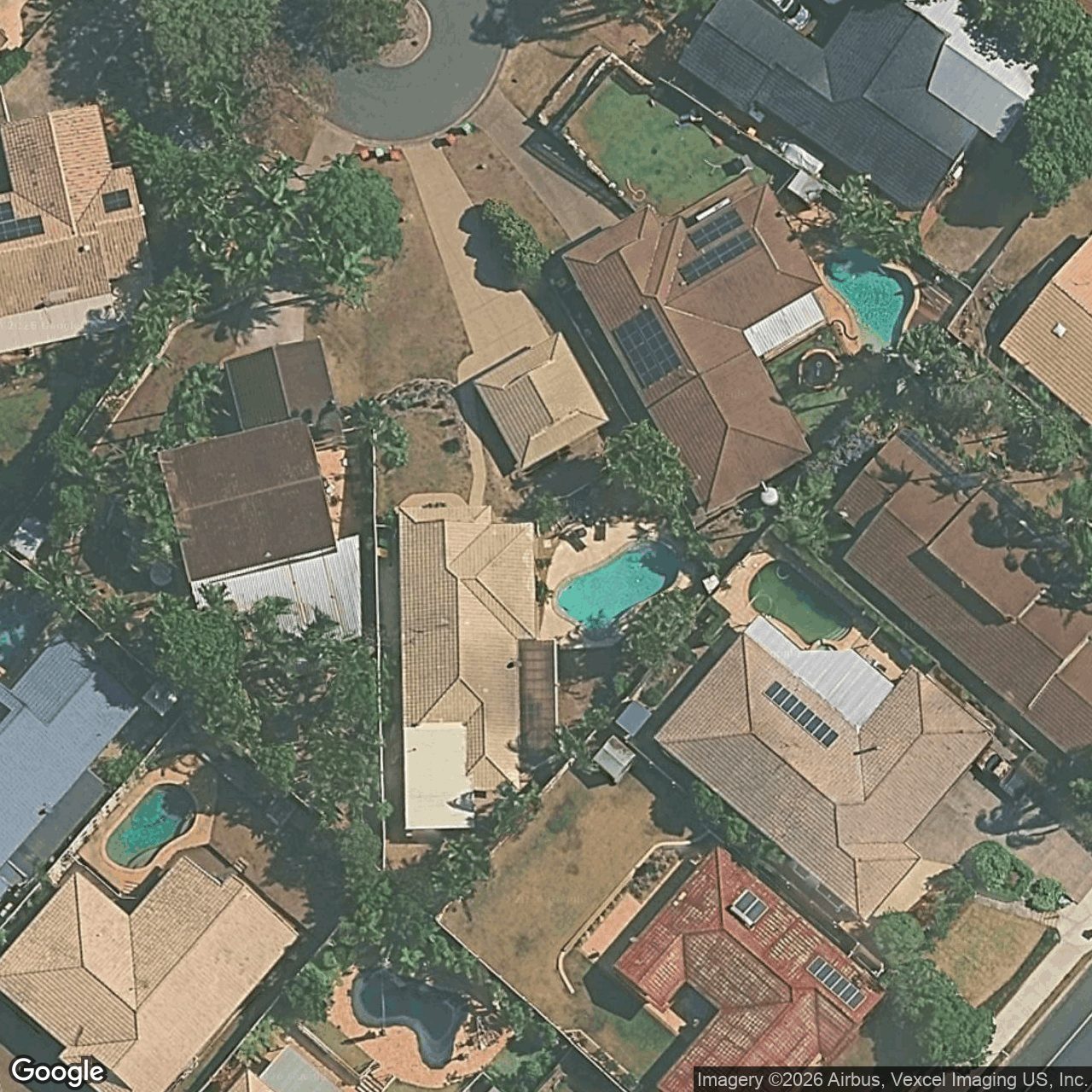 Aerial view of 4 Hindmarsh Court, Robina QLD 4226