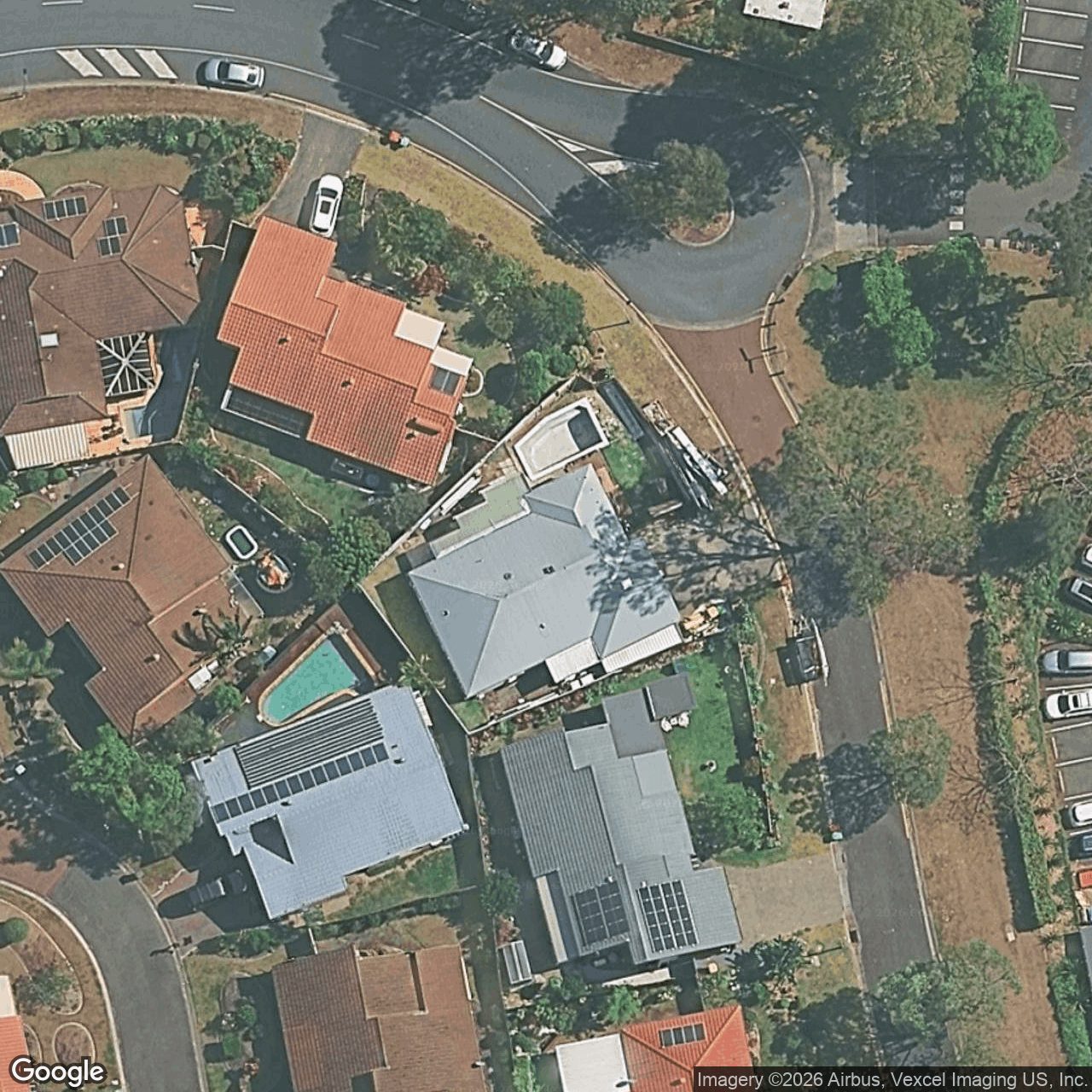 Aerial view of 18 St John Court, Robina QLD 4226