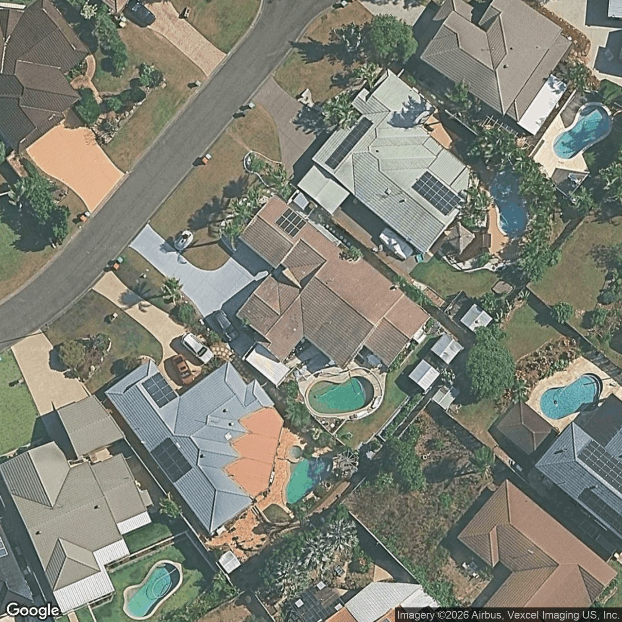 Aerial view of 13 Ringwood Court, Robina QLD 4226