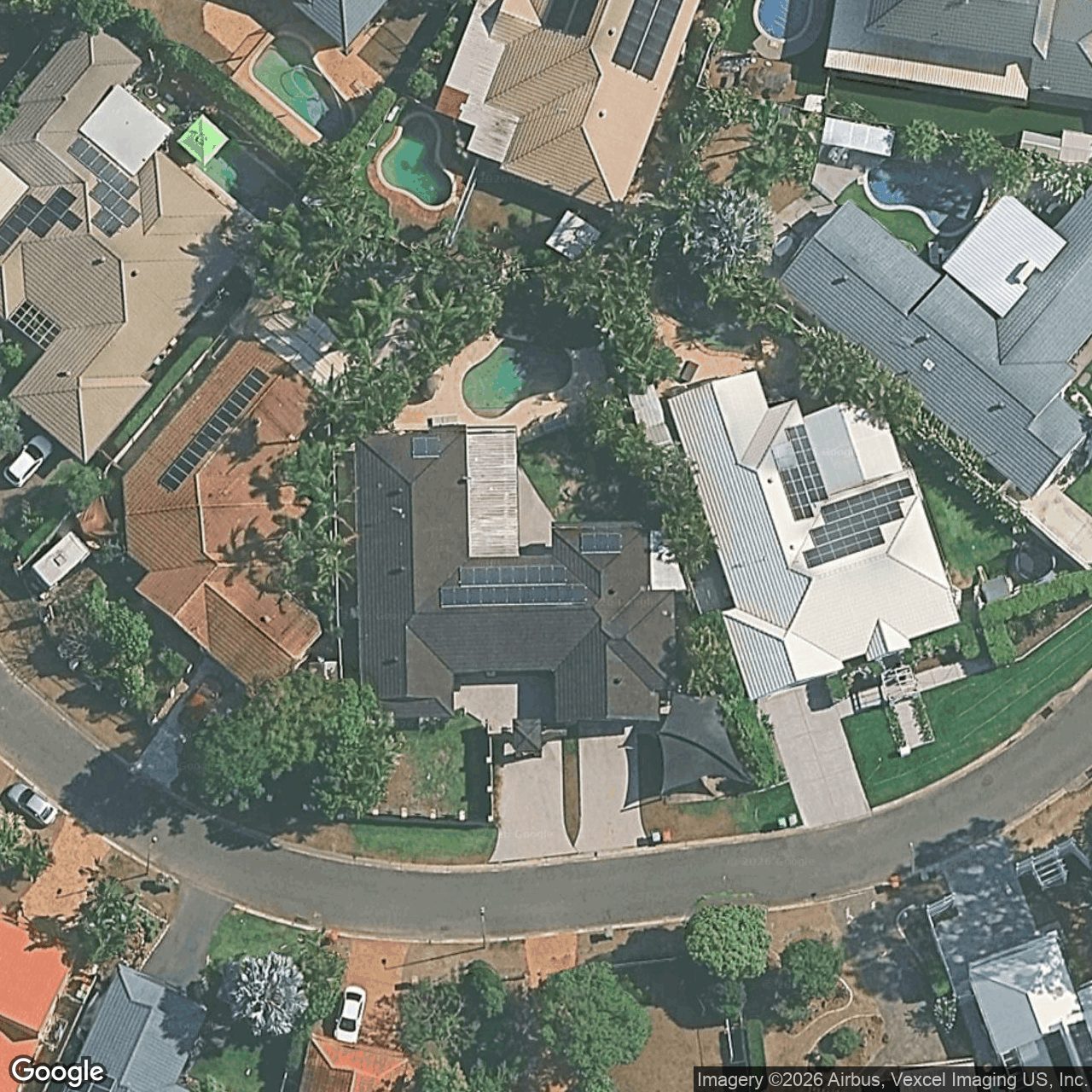 Aerial view of 7 Bentleigh Court, Robina QLD 4226