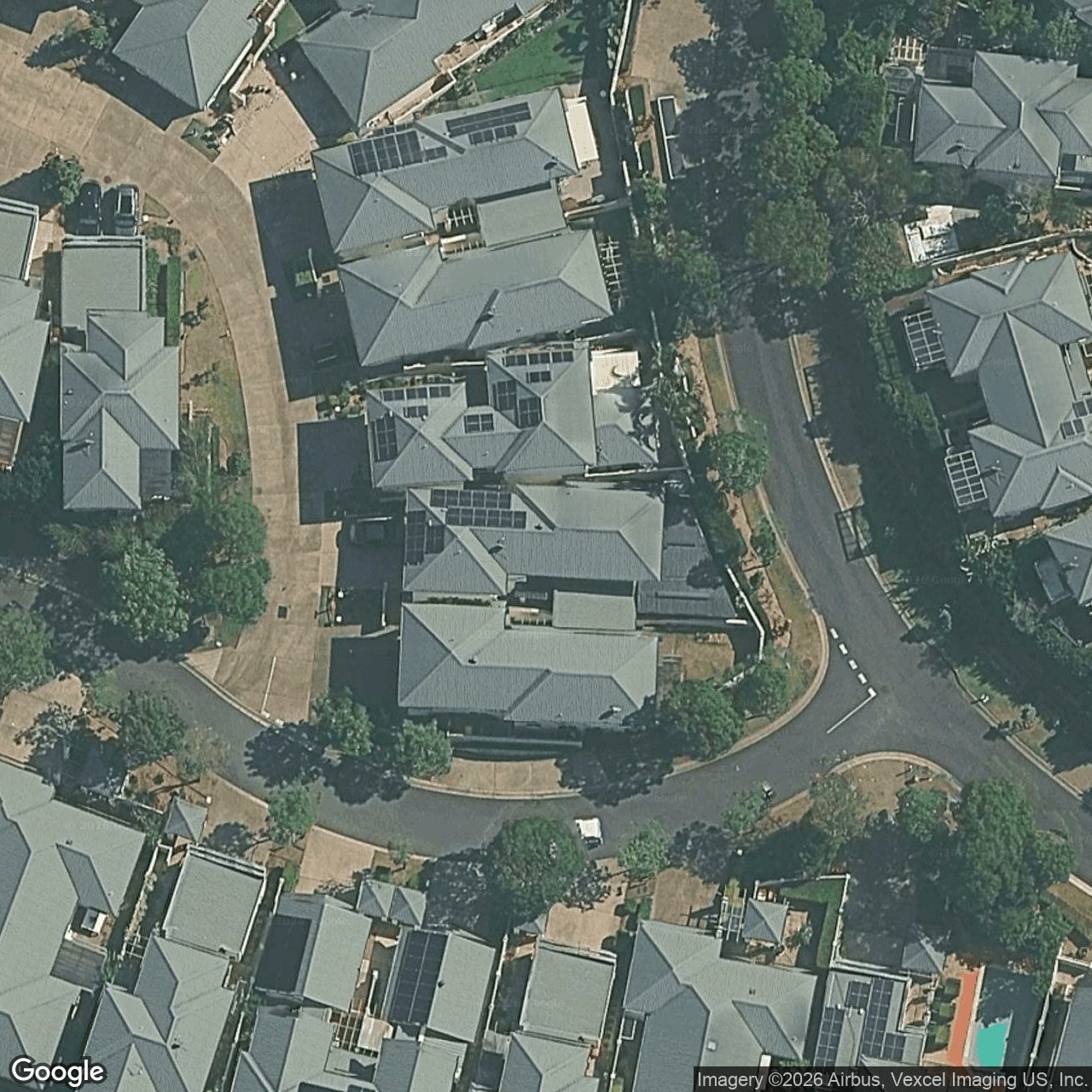 Aerial view of 208 Easthill Drive, Robina QLD 4226
