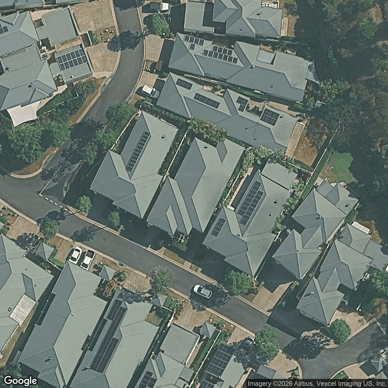 Aerial view of 128 Easthill Drive, Robina QLD 4226