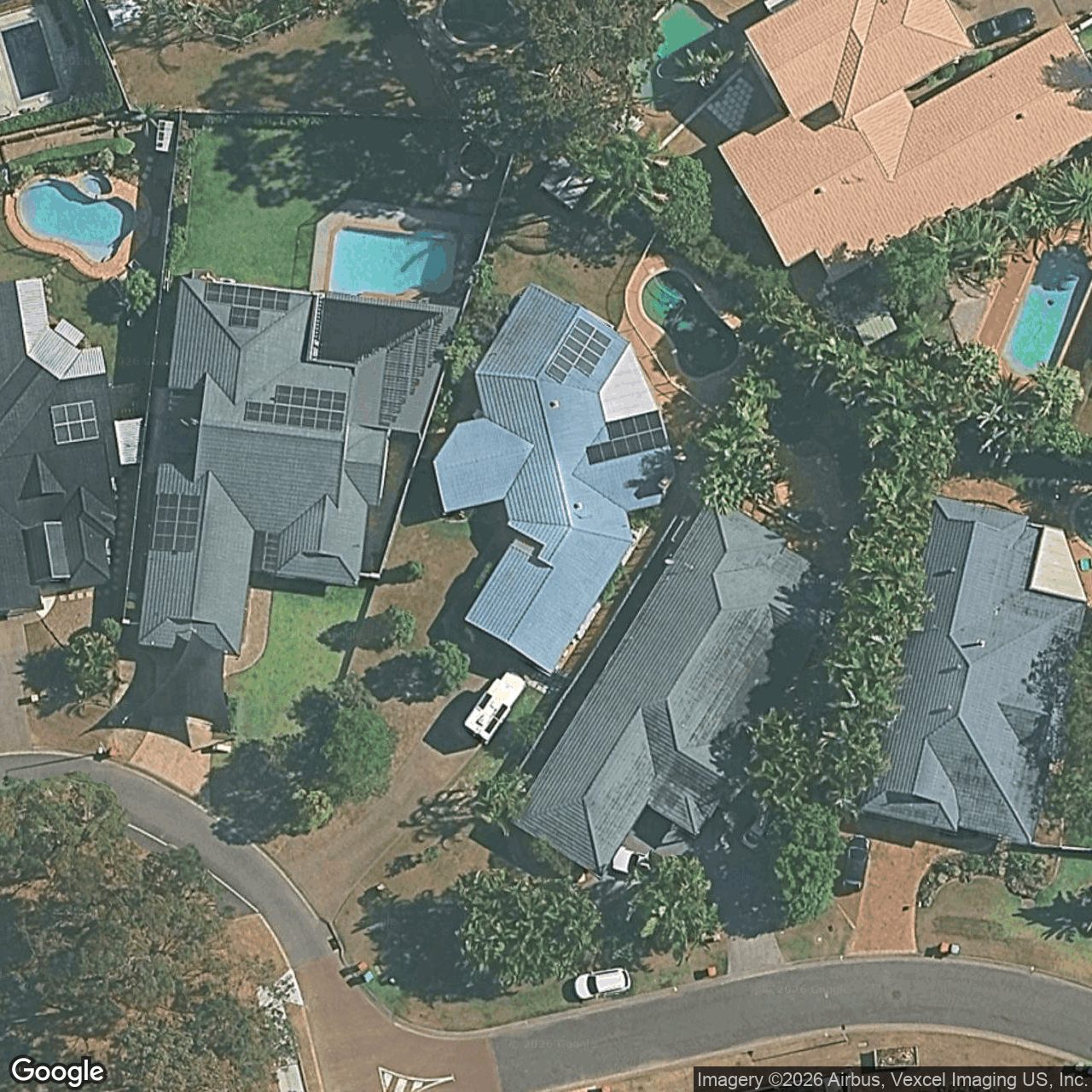 Aerial view of 18 Collingwood Avenue, Robina QLD 4226