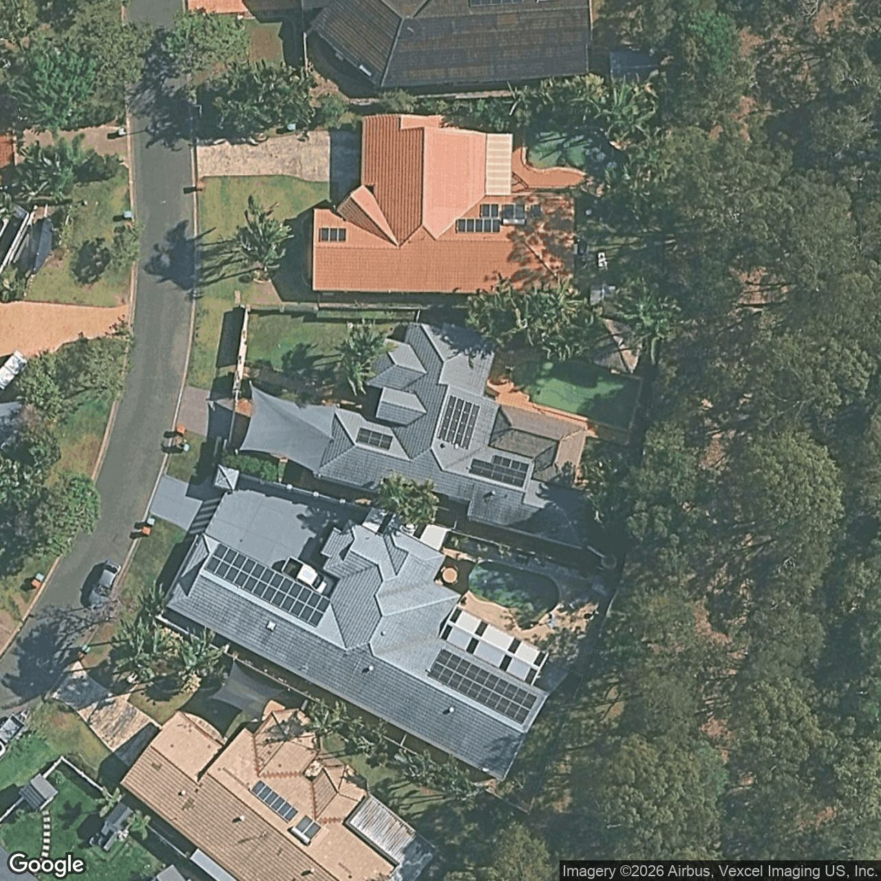 Aerial view of 28 Brighton Crescent, Robina QLD 4226