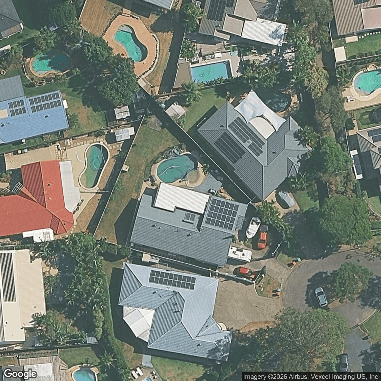 Aerial view of 27 Brighton Crescent, Robina QLD 4226