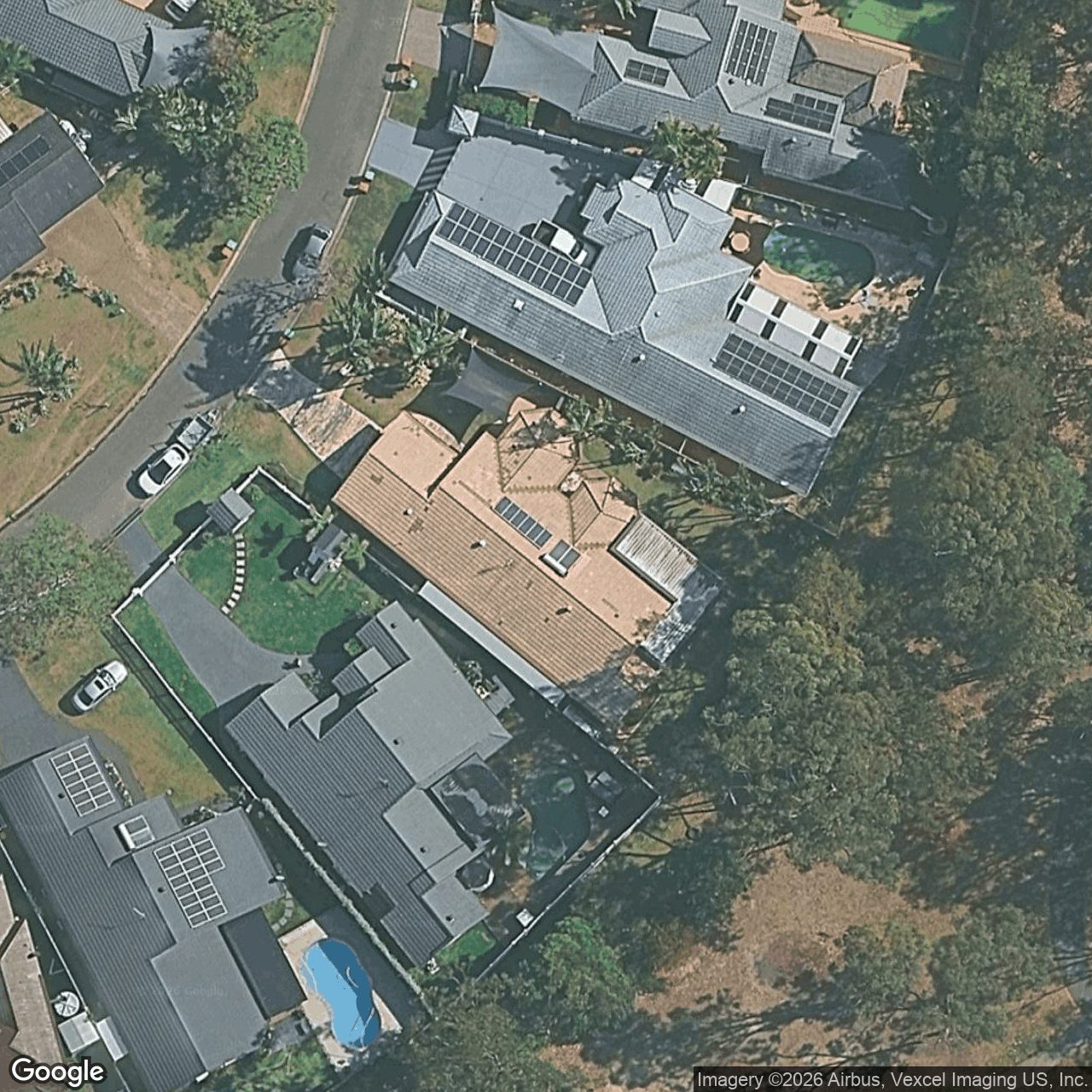 Aerial view of 32 Brighton Crescent, Robina QLD 4226