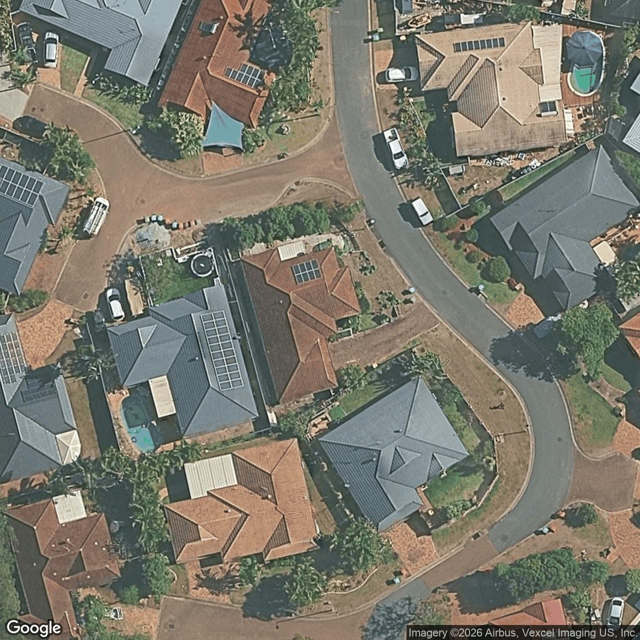 Aerial view of 2 Highett Place, Robina QLD 4226