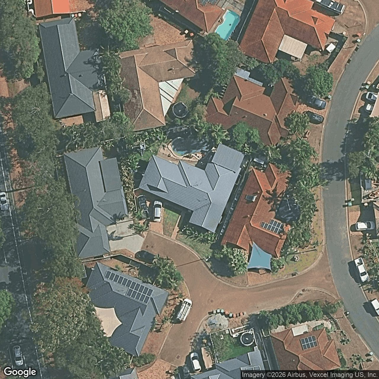 Aerial view of 3 Highett Place, Robina QLD 4226