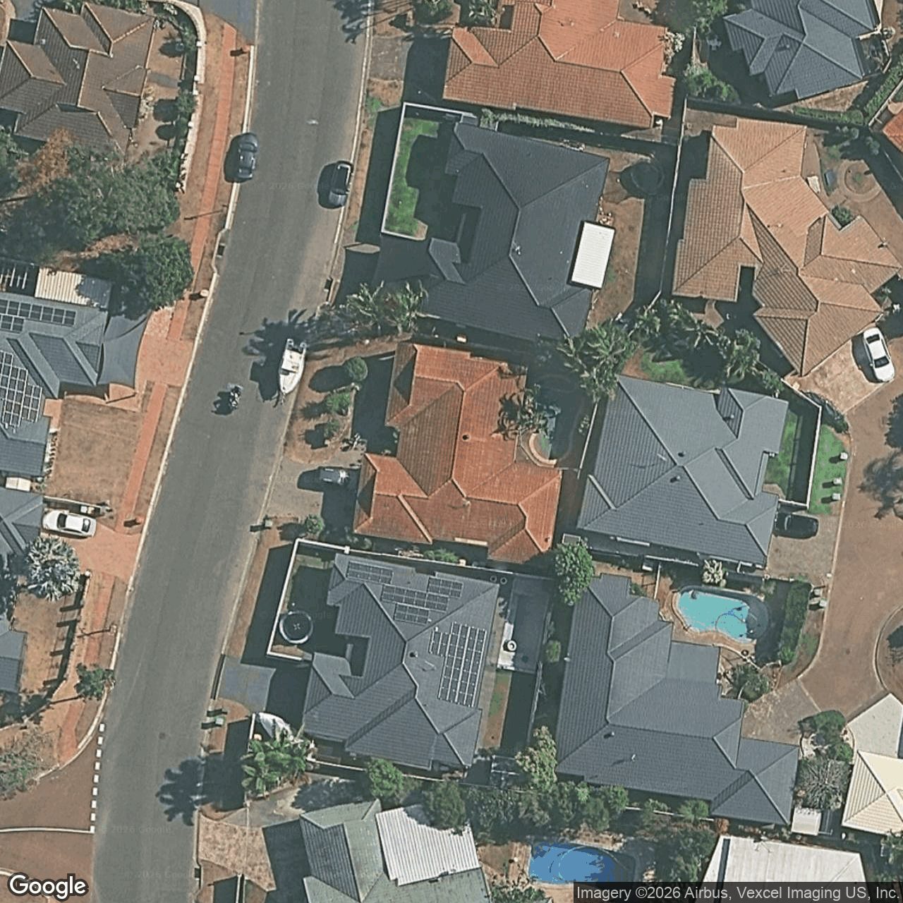Aerial view of 7 Caulfield Street, Robina QLD 4226