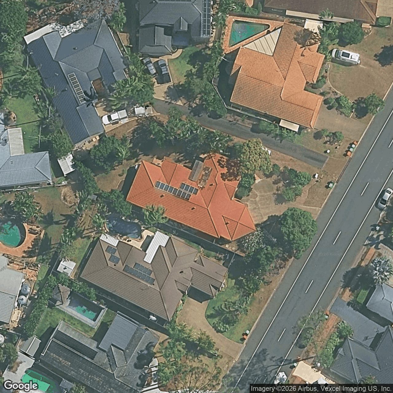 Aerial view of 311 Ron Penhaligon Way, Robina QLD 4226