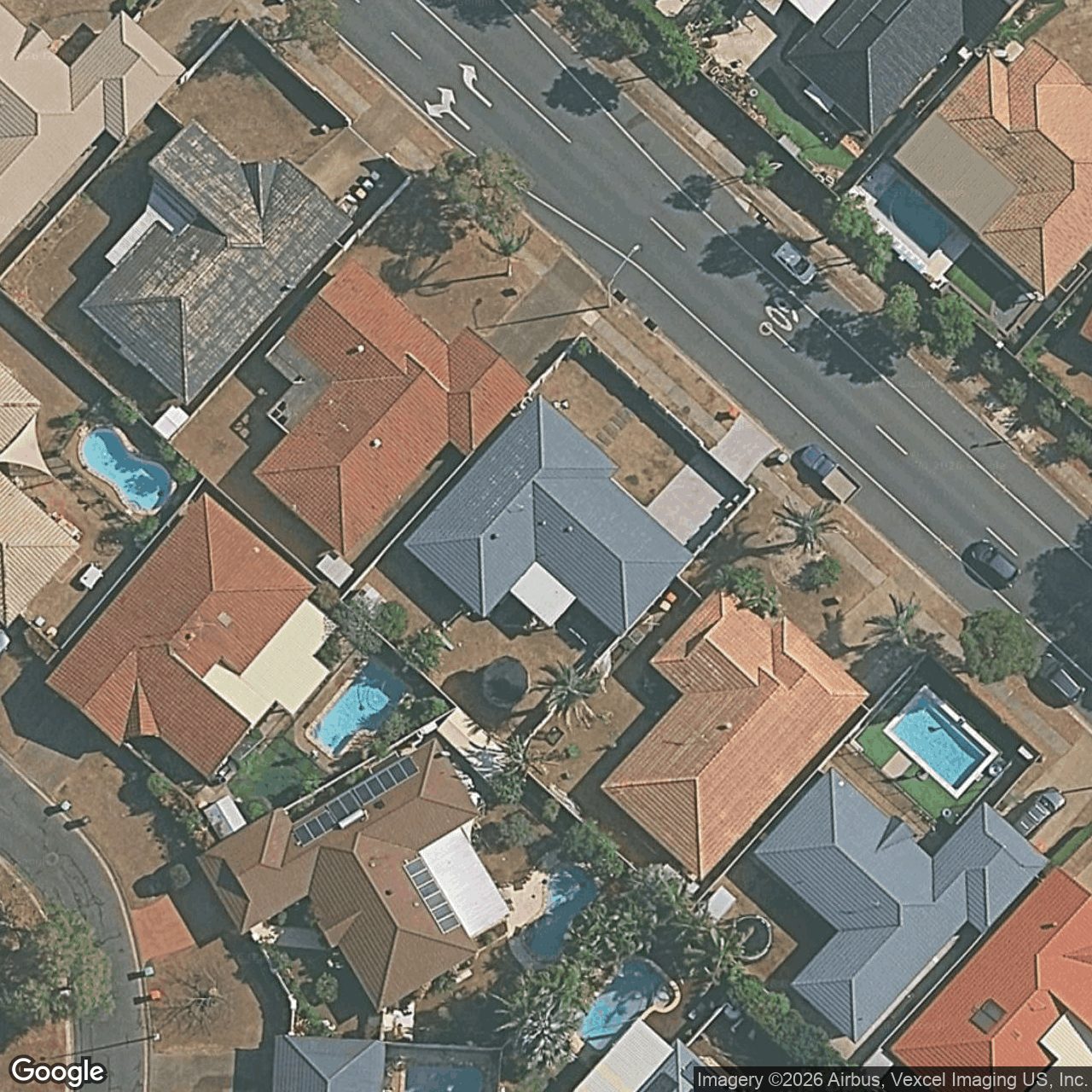 Aerial view of 7 Ron Penhaligon Way, Robina QLD 4226