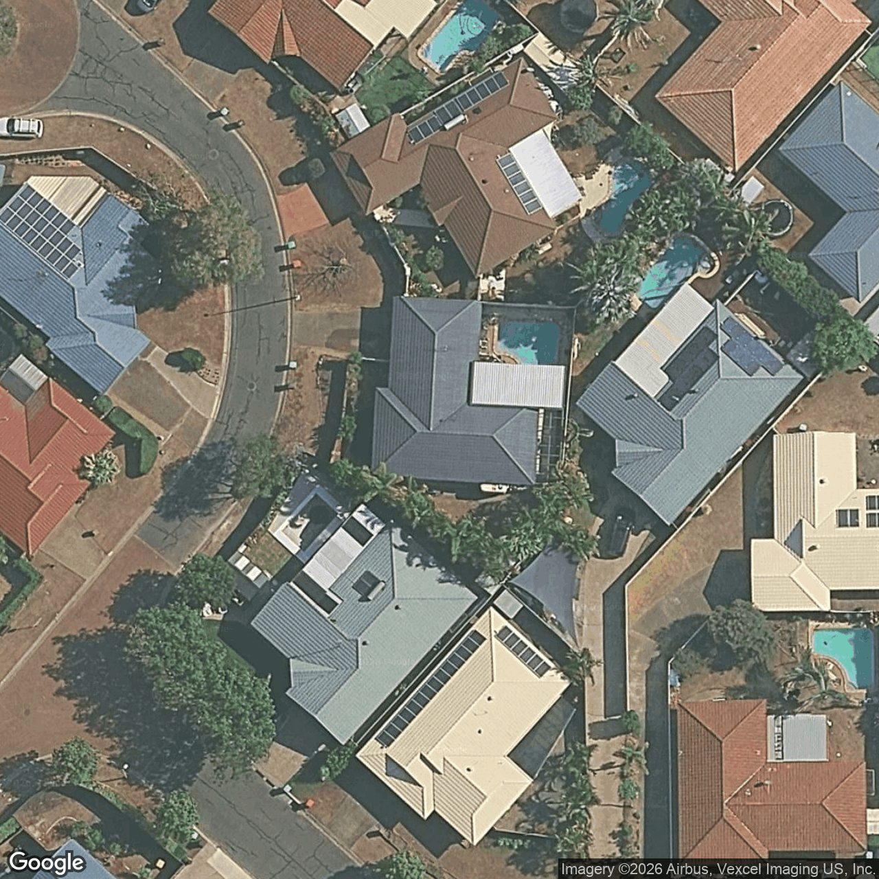 Aerial view of 10 Heidelberg Circuit, Robina QLD 4226