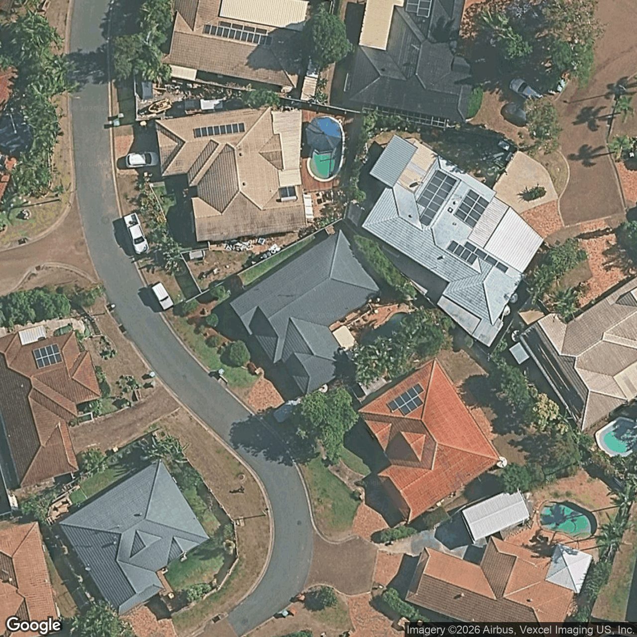 Aerial view of 24 Wattlepark Lane, Robina QLD 4226
