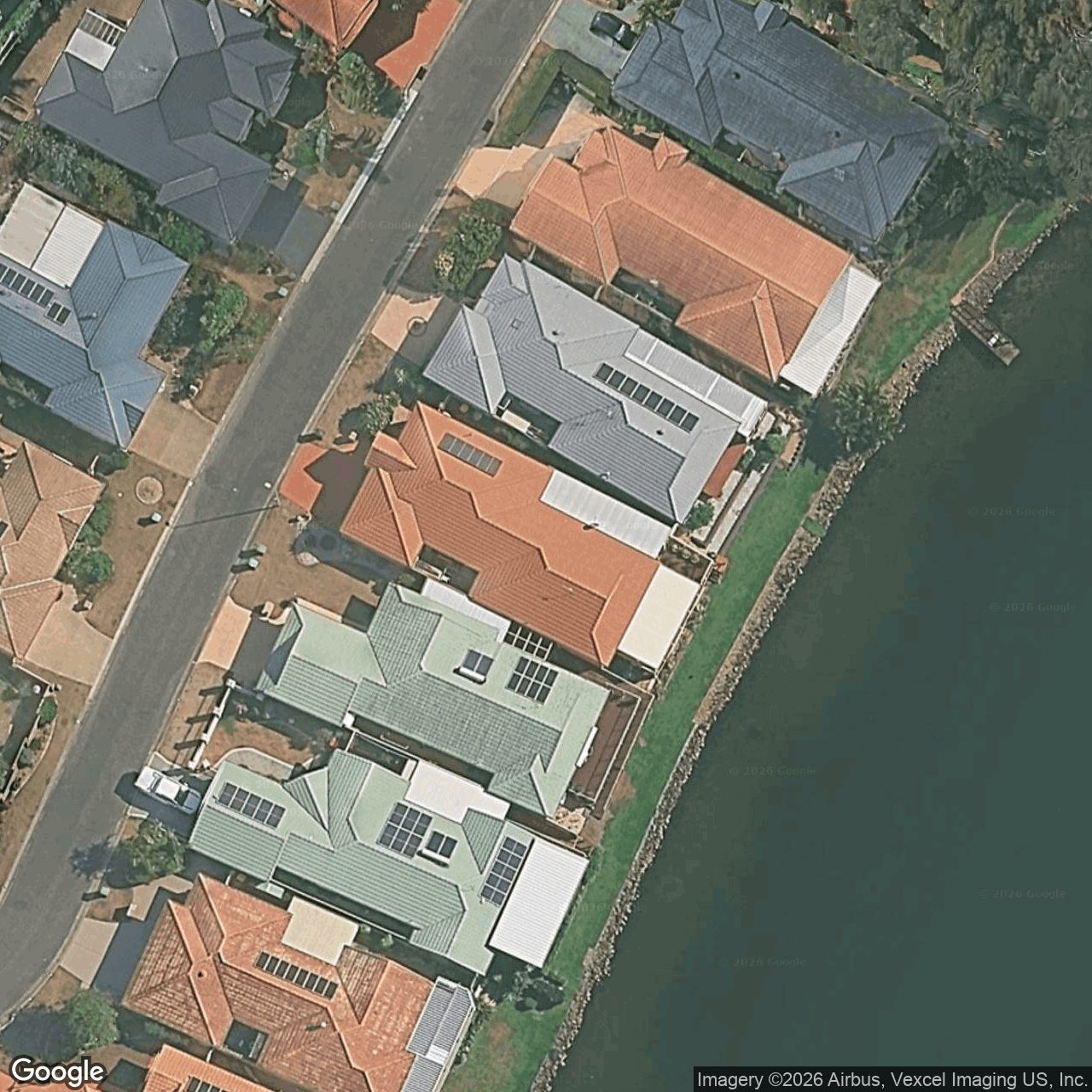 Aerial view of 16 Greenwich Court, Robina QLD 4226