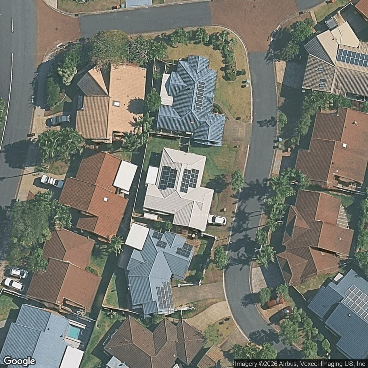 Aerial view of 32 Bothwell Street, Robina QLD 4226