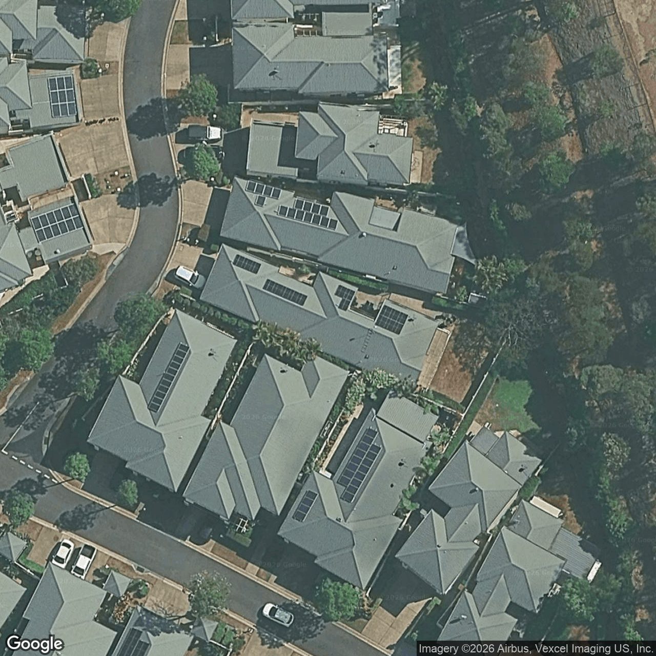 Aerial view of 126 Easthill Drive, Robina QLD 4226