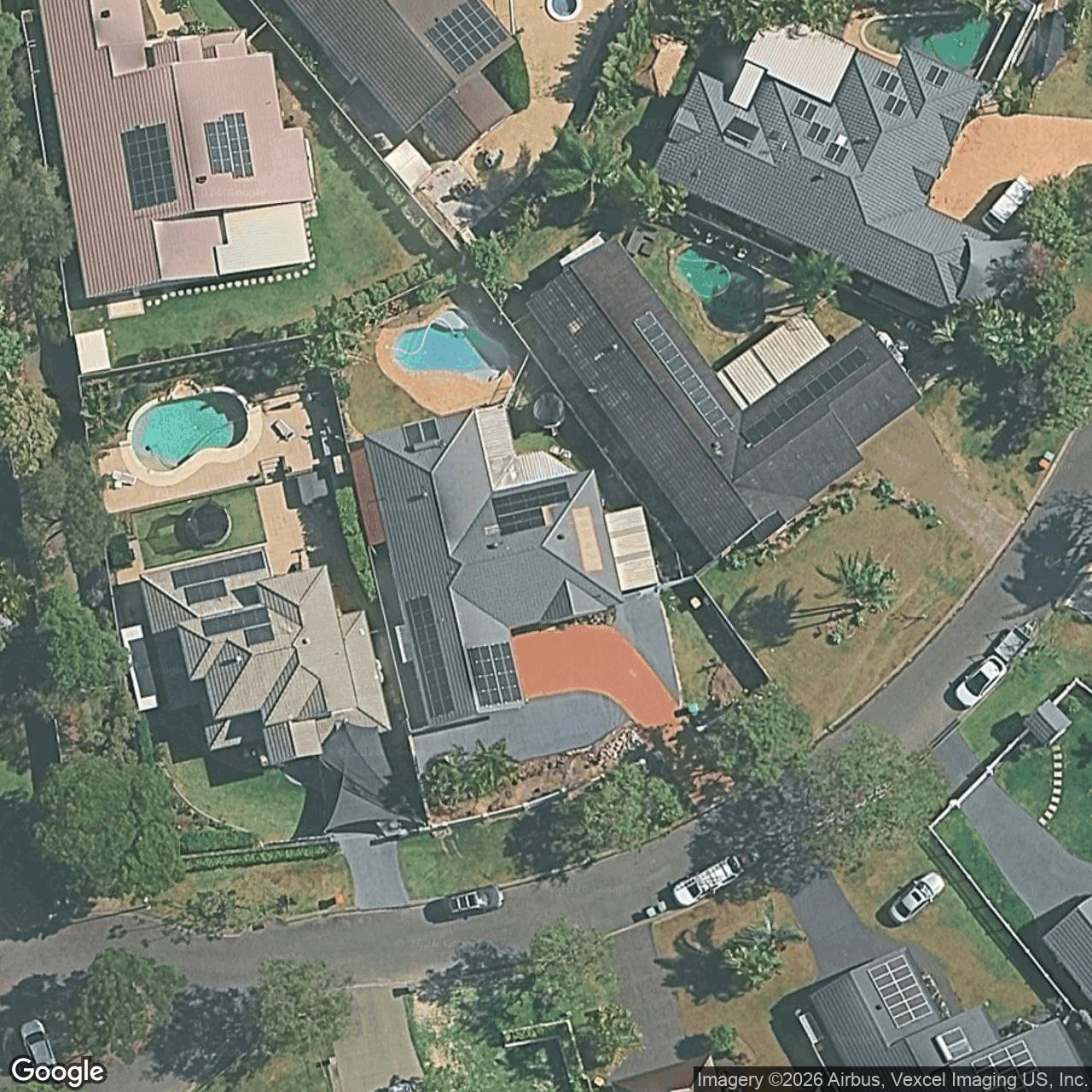 Aerial view of 21 Brighton Crescent, Robina QLD 4226