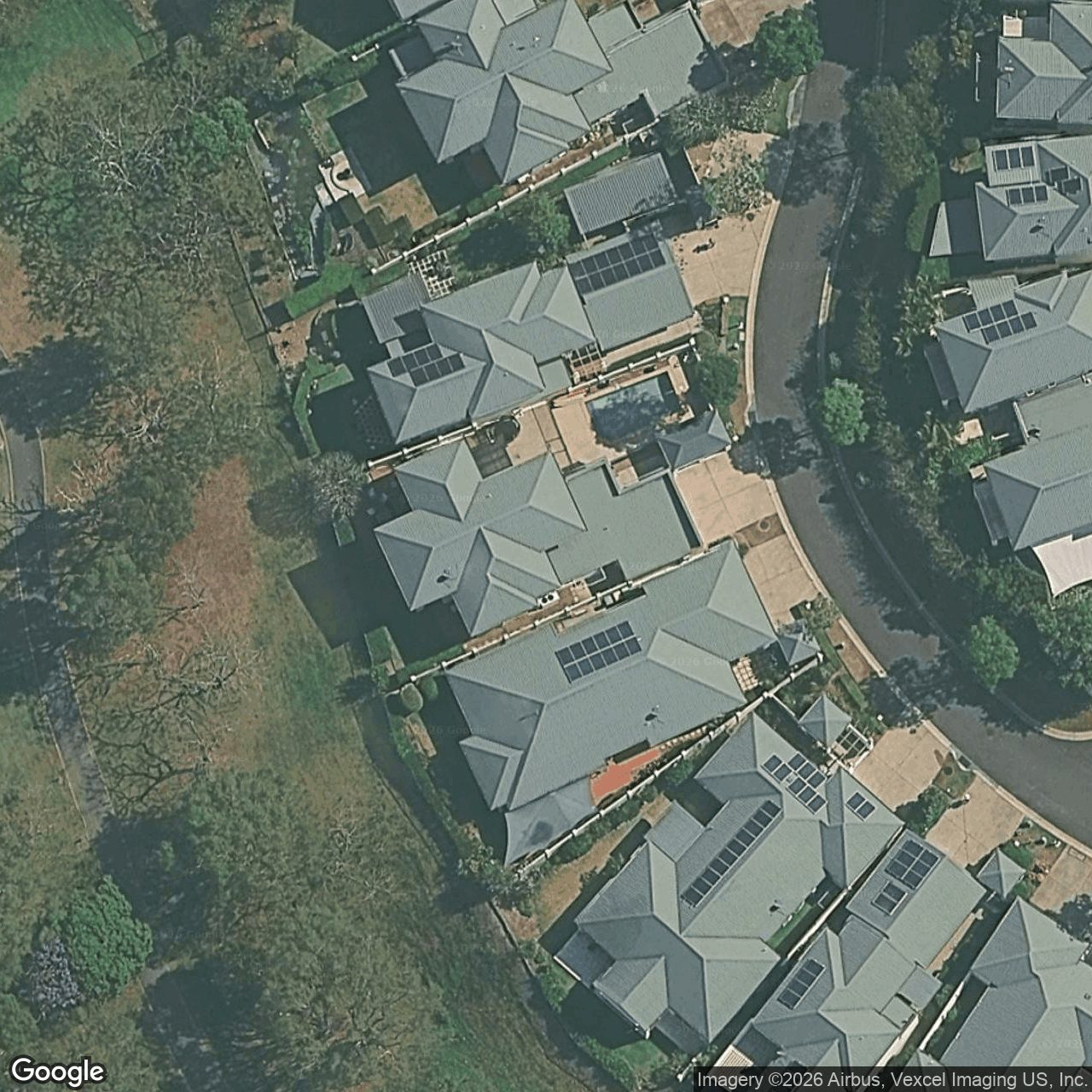 Aerial view of 142 Easthill Drive, Robina QLD 4226