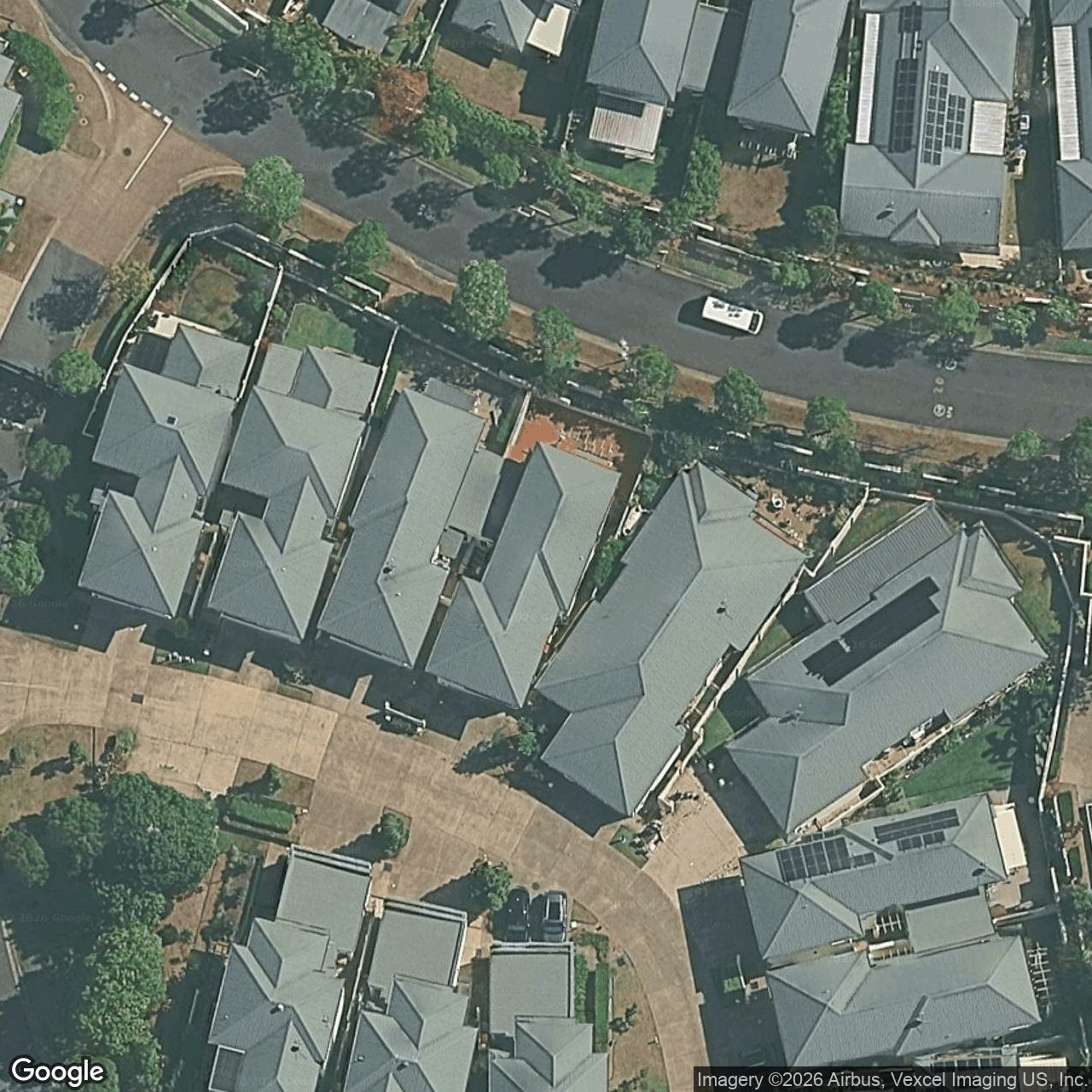Aerial view of 202 Easthill Drive