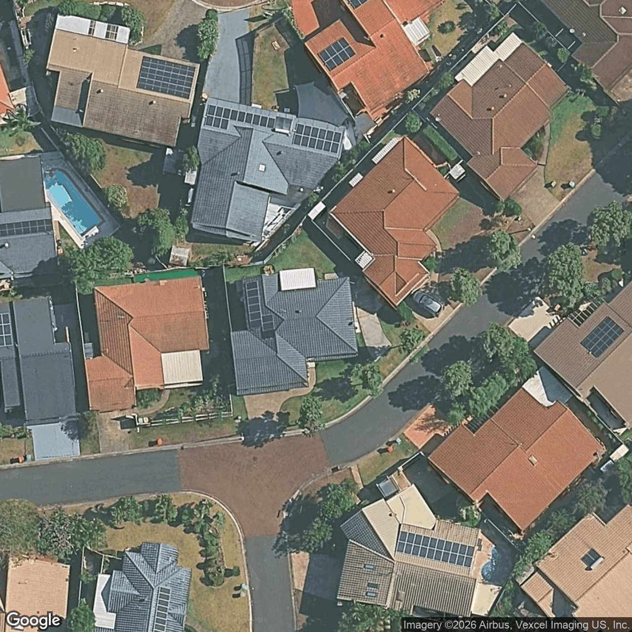 Aerial view of 6 Birkdale Street, Robina QLD 4226