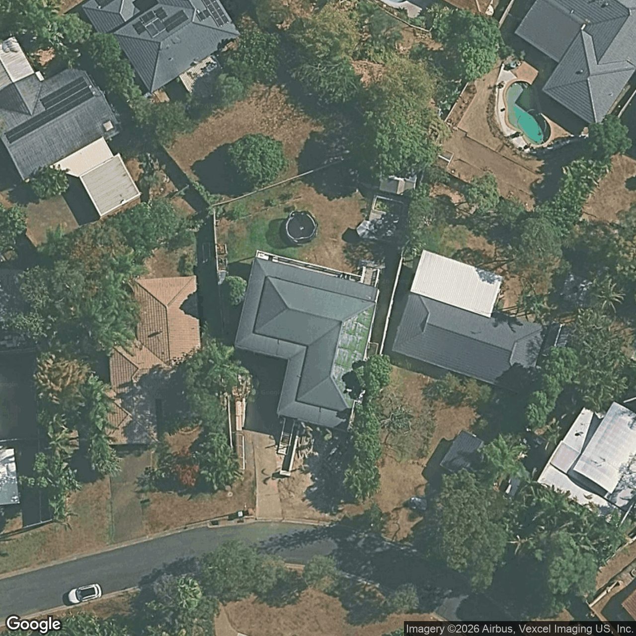 Aerial view of 6 Aspendale Place, Robina QLD 4226