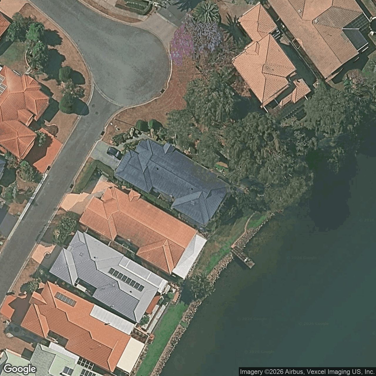 Aerial view of 10 Greenwich Court, Robina QLD 4226
