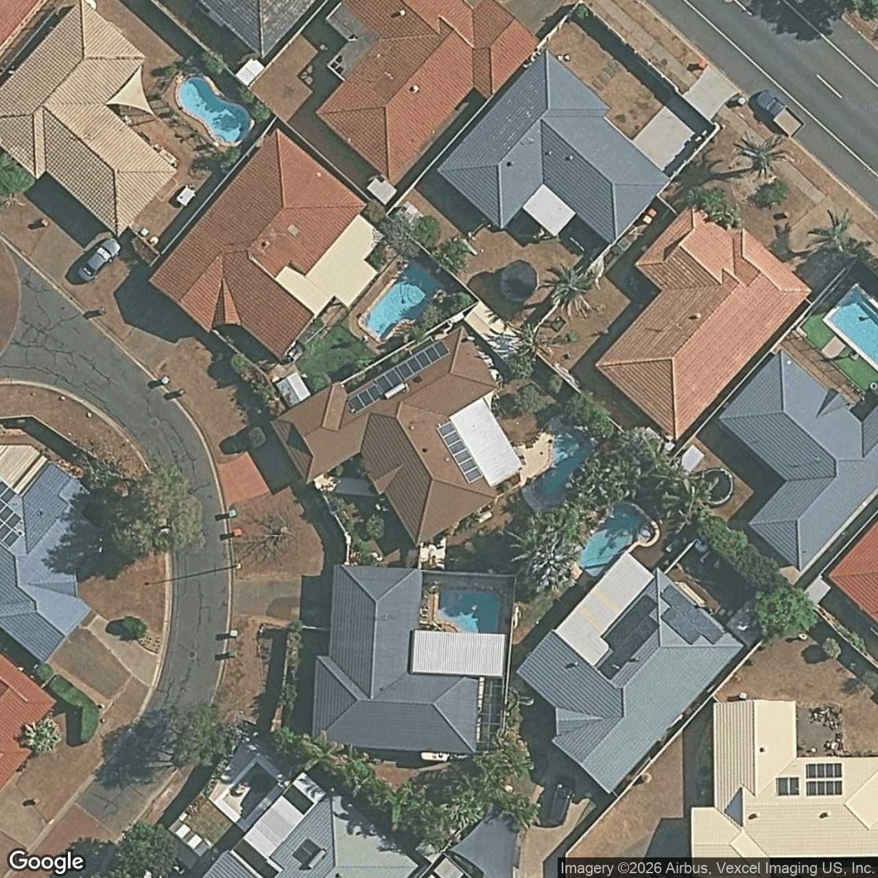 Aerial view of 8 Heidelberg Circuit, Robina QLD 4226