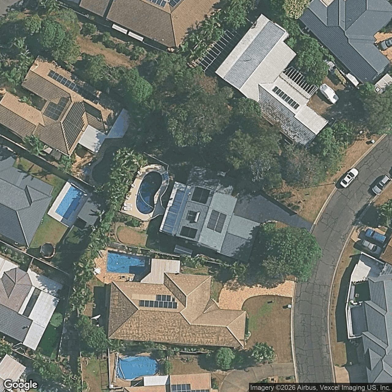 Aerial view of 13 Essendon Place, Robina QLD 4226