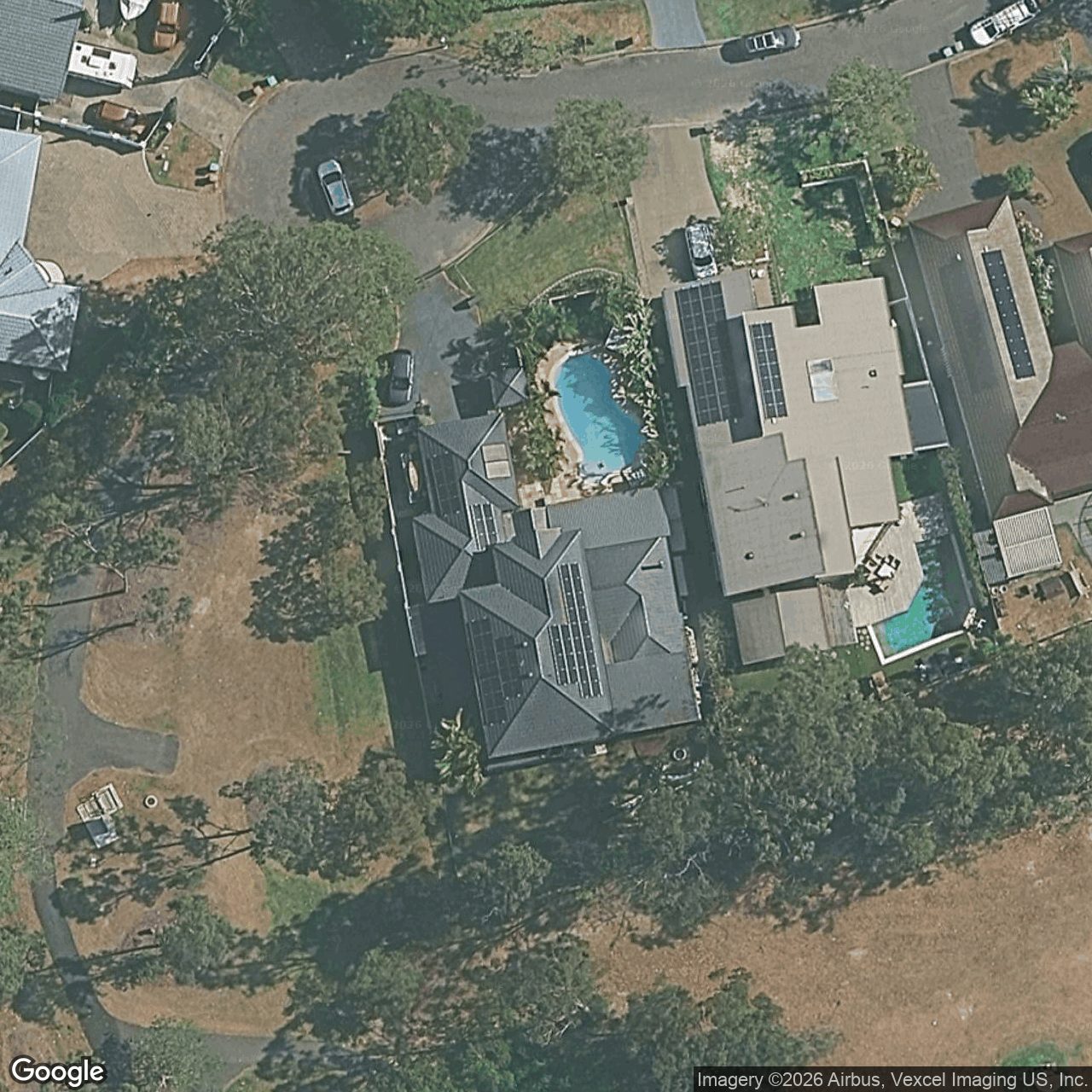 Aerial view of 42 Brighton Crescent, Robina QLD 4226