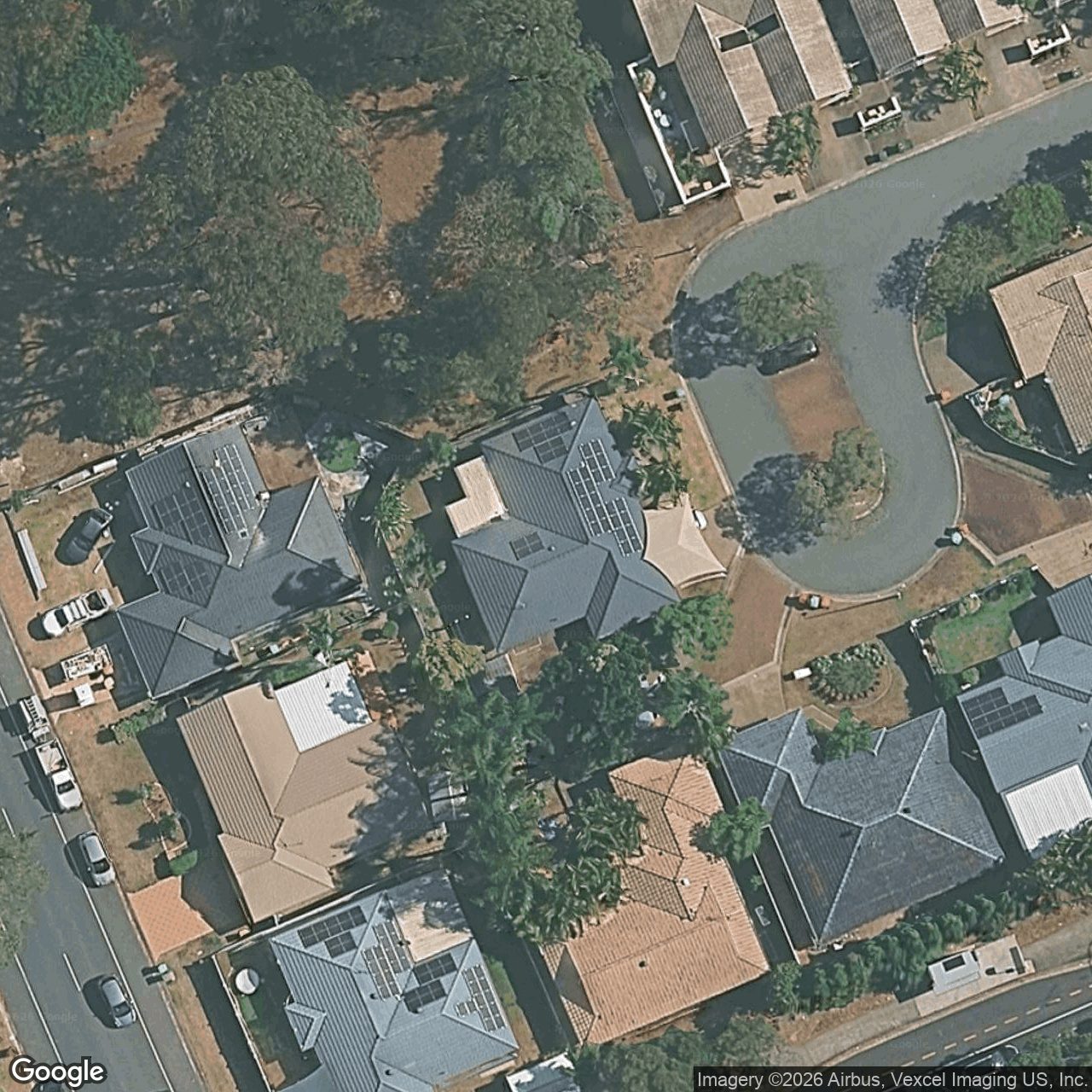 Aerial view of 9 Kallista Close, Robina QLD 4226