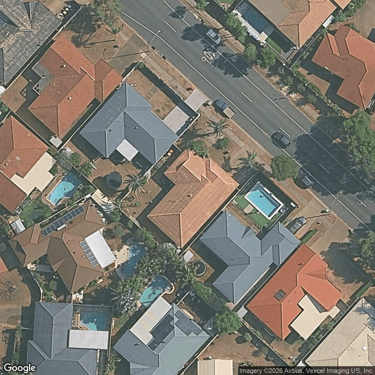 Aerial view of 9 Ron Penhaligon Way, Robina QLD 4226