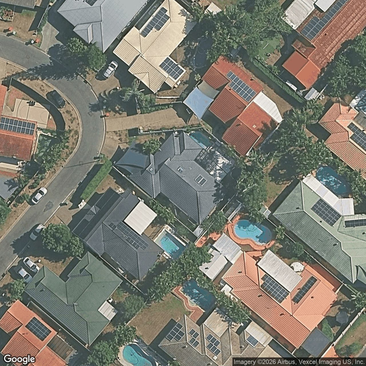 Aerial view of 24 Frankston Court, Robina QLD 4226